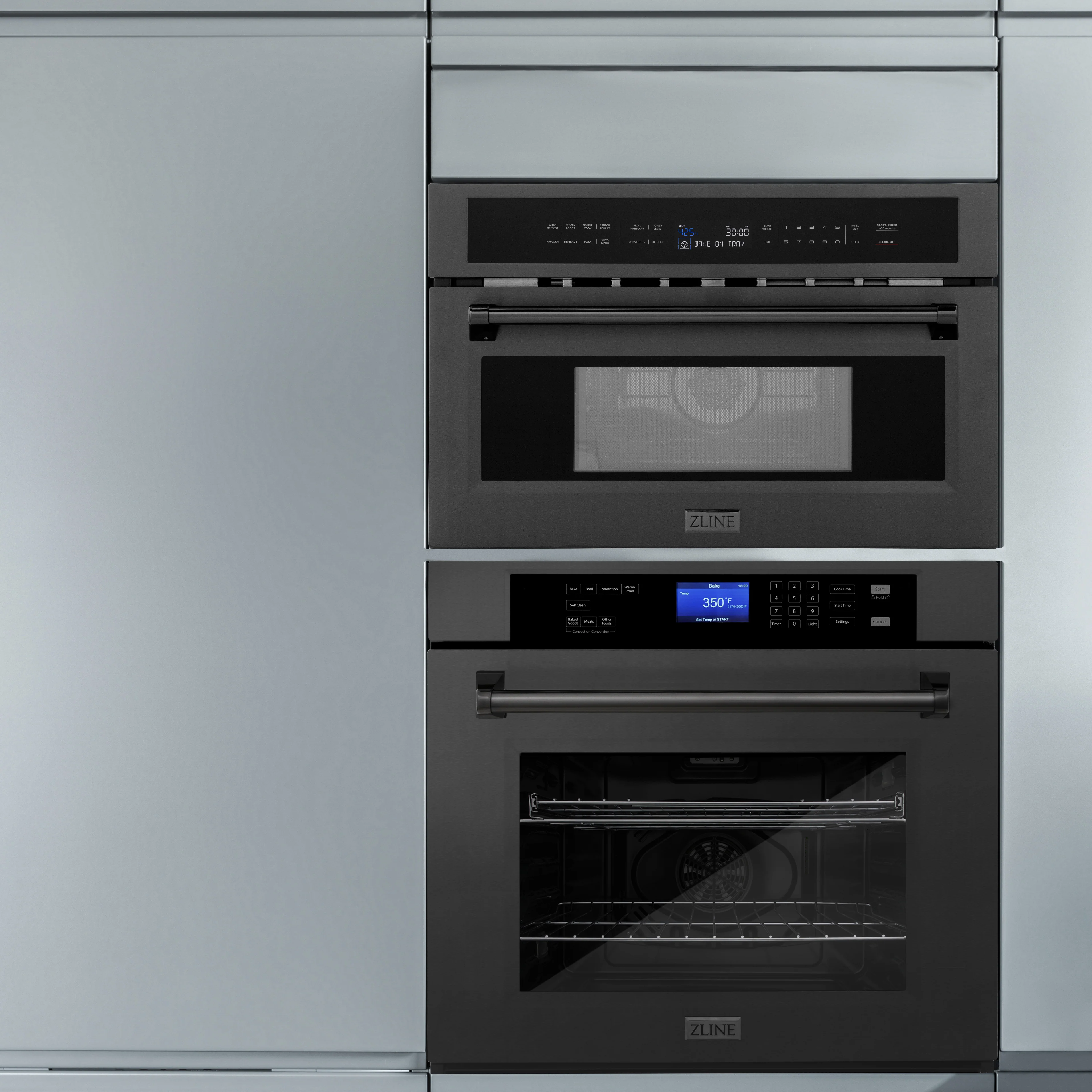 ZLINE 30 in. 1.6 cu ft. Built-in Convection Microwave Oven in Black Stainless Steel with Speed and Sensor Cooking, Open Box-Great Condition - Image 10