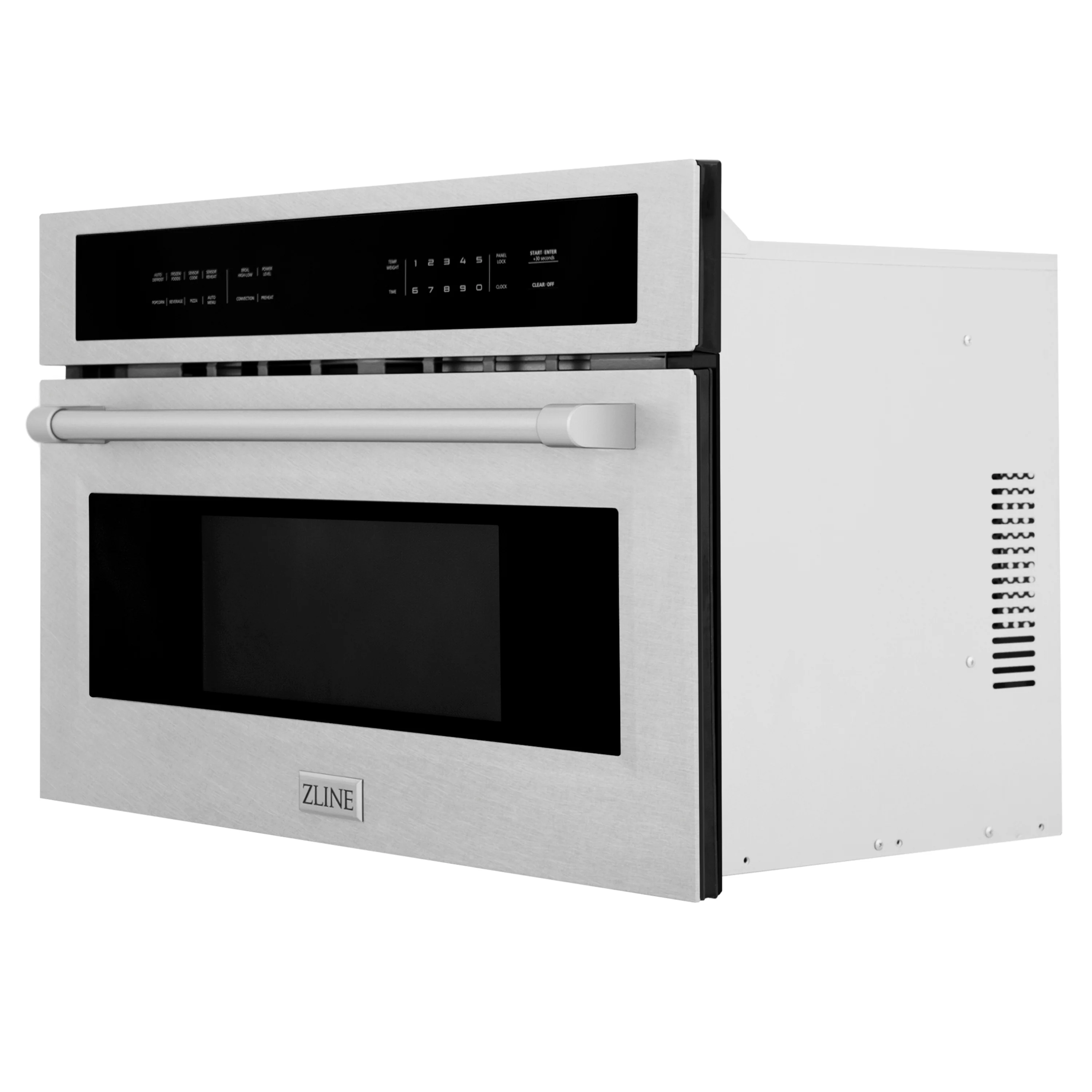 ZLINE 30 in. 1.6 cu ft. Built-in Convection Microwave Oven in Satin Stainless Steel with Speed and Sensor Cooking, Open Box-Great Condition - Image 6