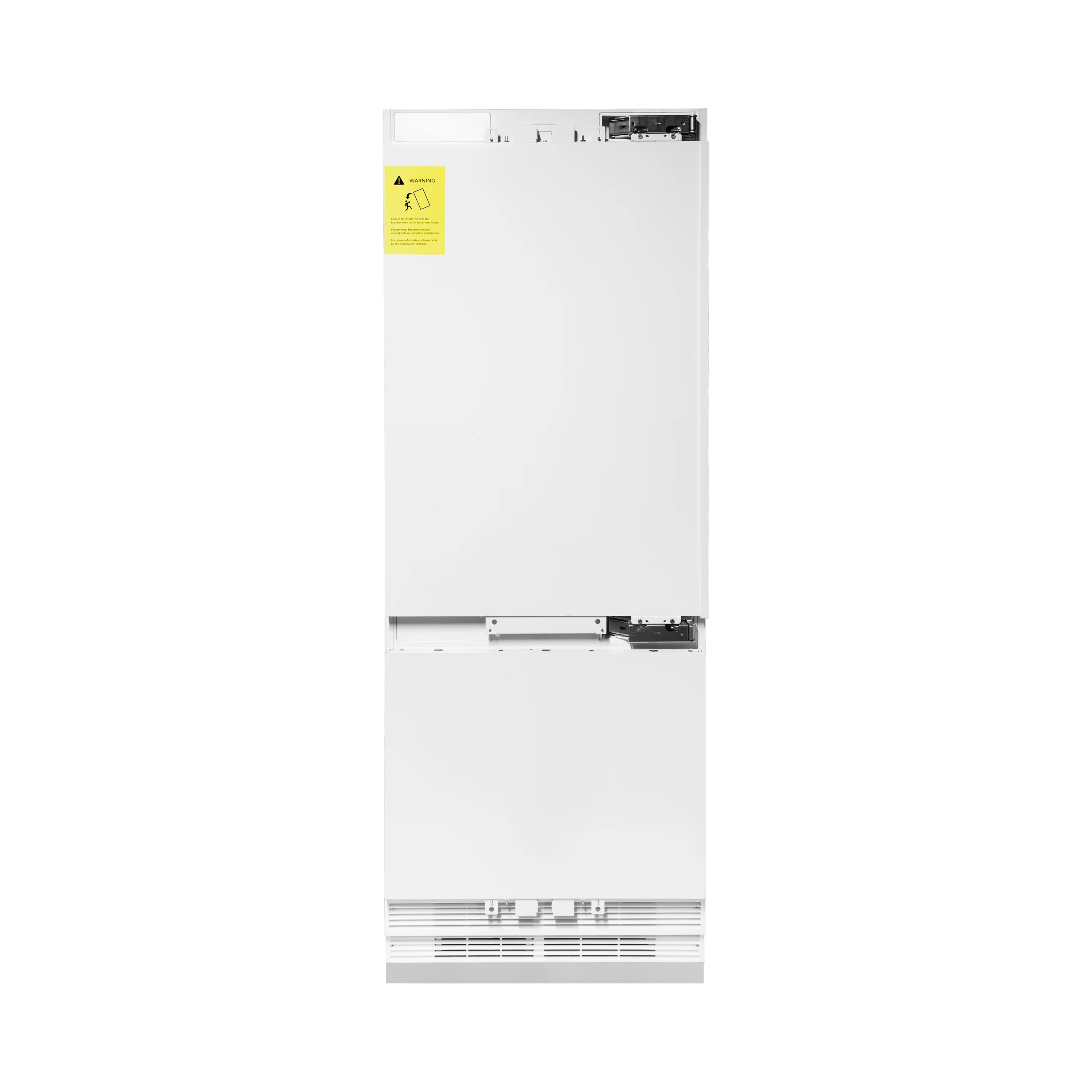 ZLINE 30 in. 16.1 cu. ft. Panel Ready Built-In Bottom Freezer Refrigerator with Water Dispenser and Ice Maker, Open Box-Good Condition - Image 5
