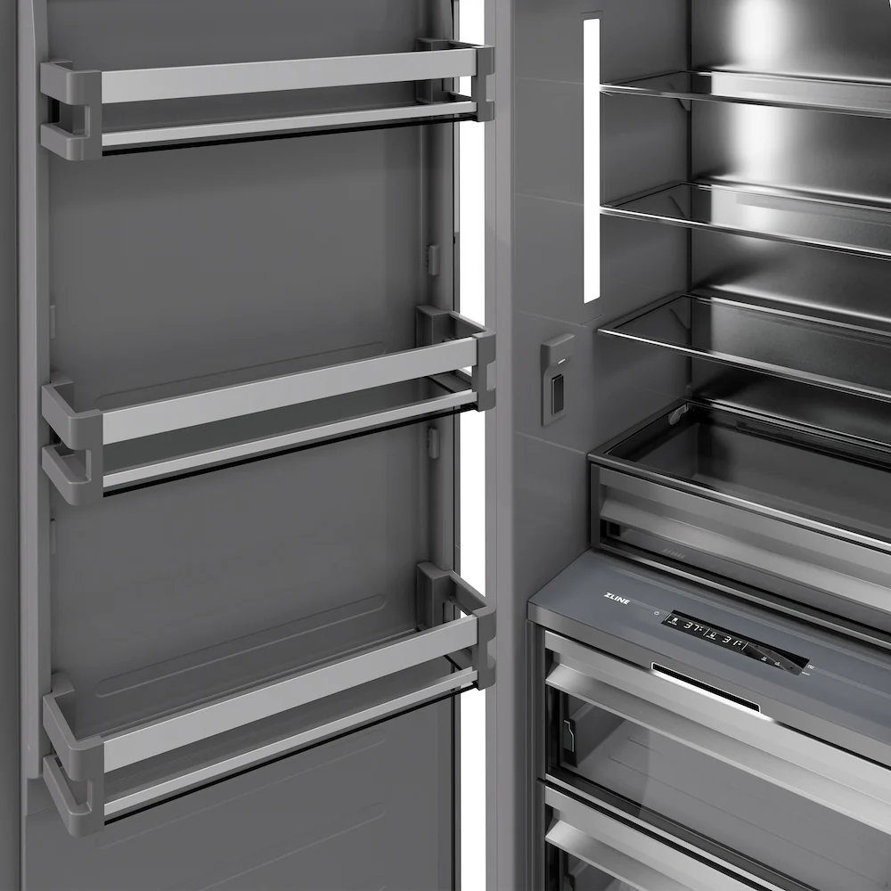ZLINE 30 in. 16.7 cu. ft. Panel Ready Column Refrigerator with Graphite Gray Interior, Open Box-Great Condition - Image 16