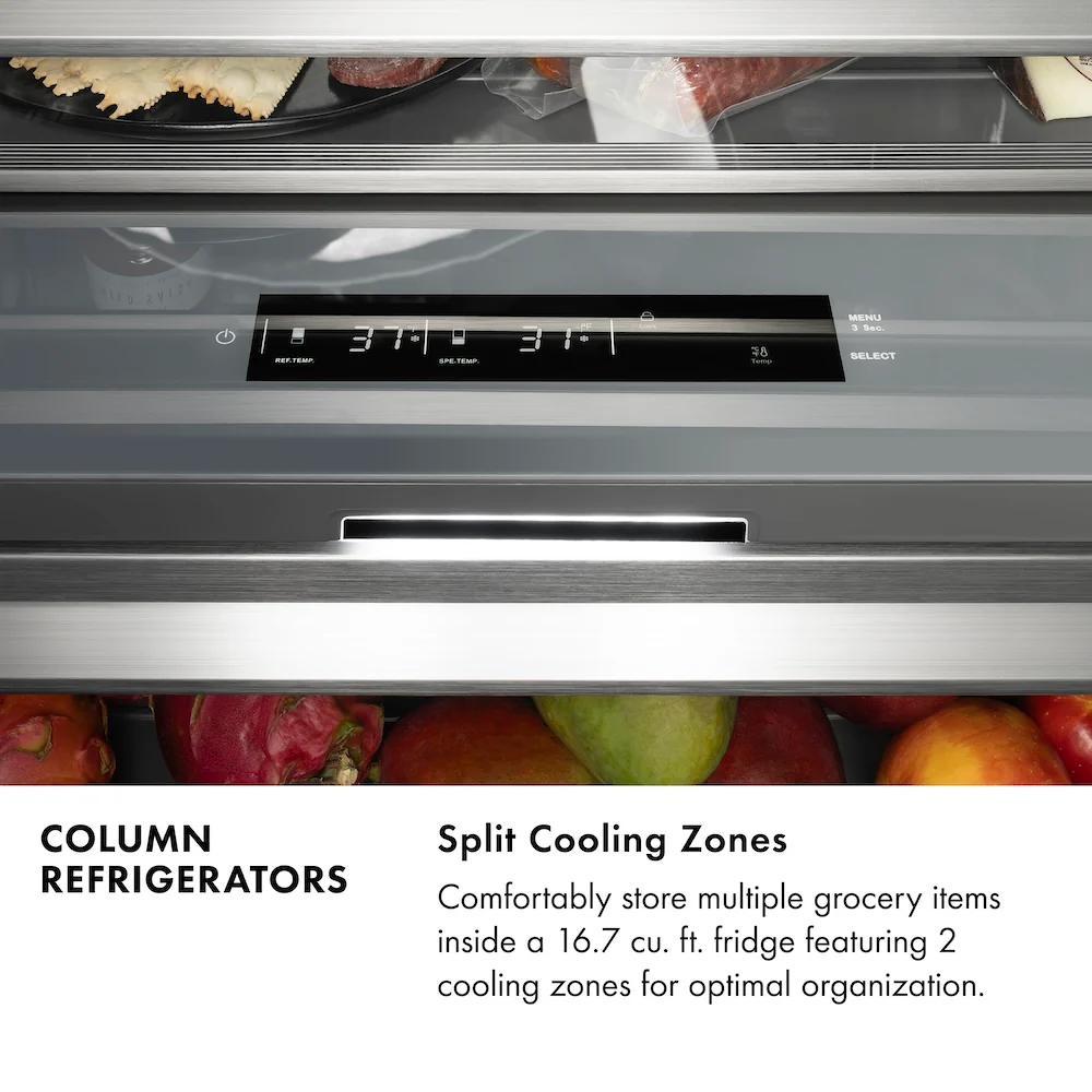 ZLINE 30 in. 16.7 cu. ft. Panel Ready Column Refrigerator with Graphite Gray Interior, Open Box-Great Condition - Image 21