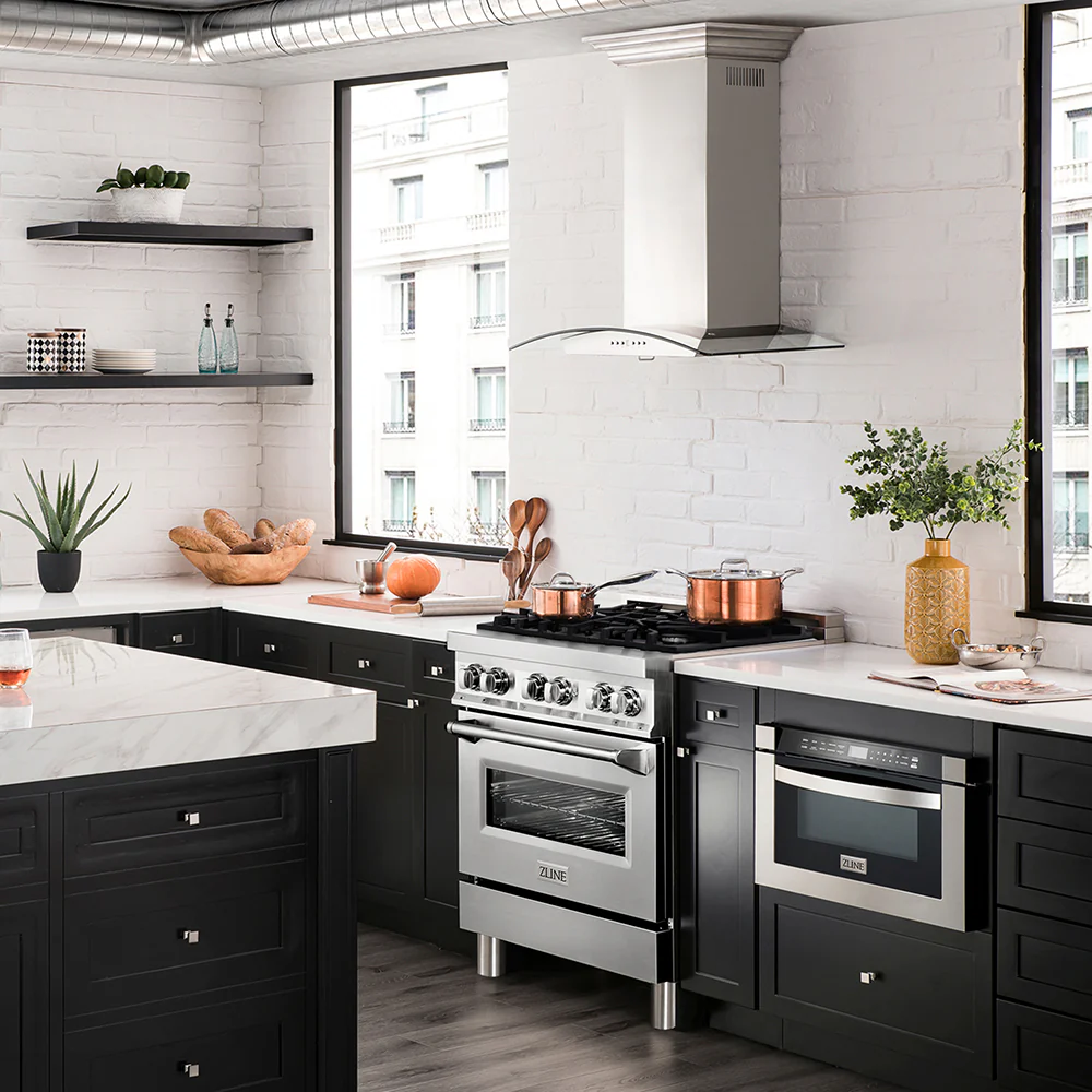 ZLINE 30 in. 4.0 cu. ft. Legacy Dual Fuel Range with 4 Burner Gas Cooktop and Electric Convection Oven in Stainless Steel, Open Box-Great Condition - Image 13