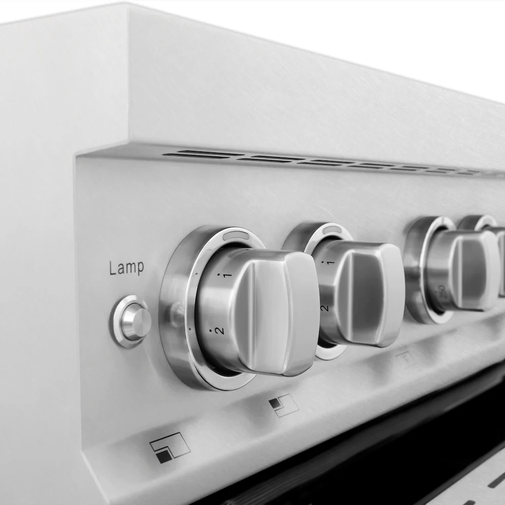 ZLINE 30 in. 4.0 cu. ft. Legacy Induction Range with 4 Element Cooktop and Electric Oven in Satin Stainless Steel and Black Matte Door, Open Box-Great Condition - Image 10