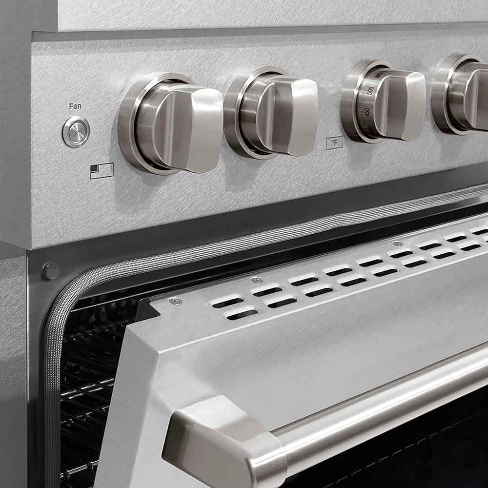ZLINE 30 in. 4.2 cu. ft. Paramount Gas Range with 4 Burner DuoPro™ Cooktop and Convection Gas Oven in Satin Stainless Steel, Open Box-Great Condition - Image 9