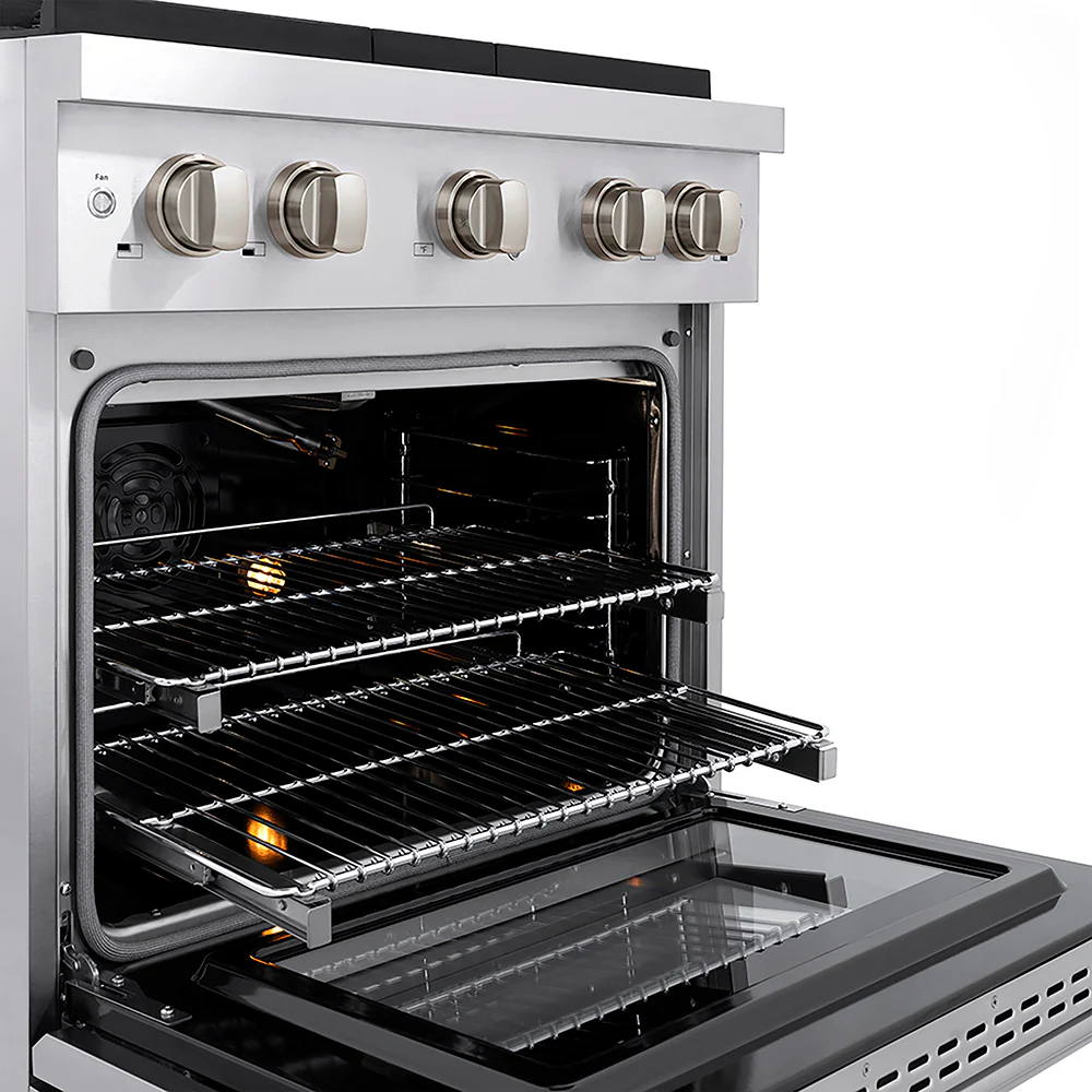 ZLINE 30 in. 4.2 cu. ft. Paramount Gas Range with 4 Burner DuoPro™ Cooktop and Convection Gas Oven in Stainless Steel, Open Box-Great Condition - Image 7