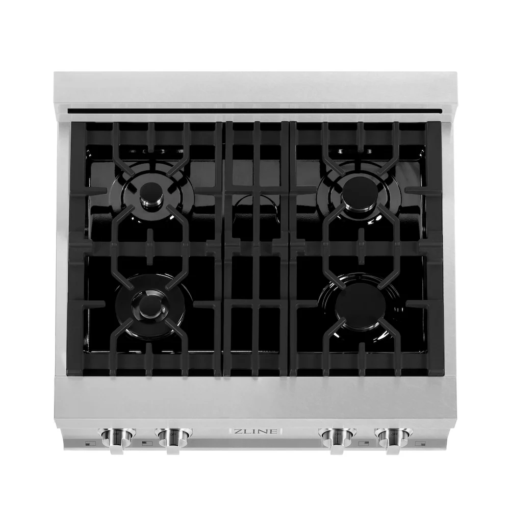ZLINE 30 in. Legacy Gas Rangetop with 4 Burners and Porcelain Cooktop in Satin Stainless Steel, Open Box-Great Condition - Image 2