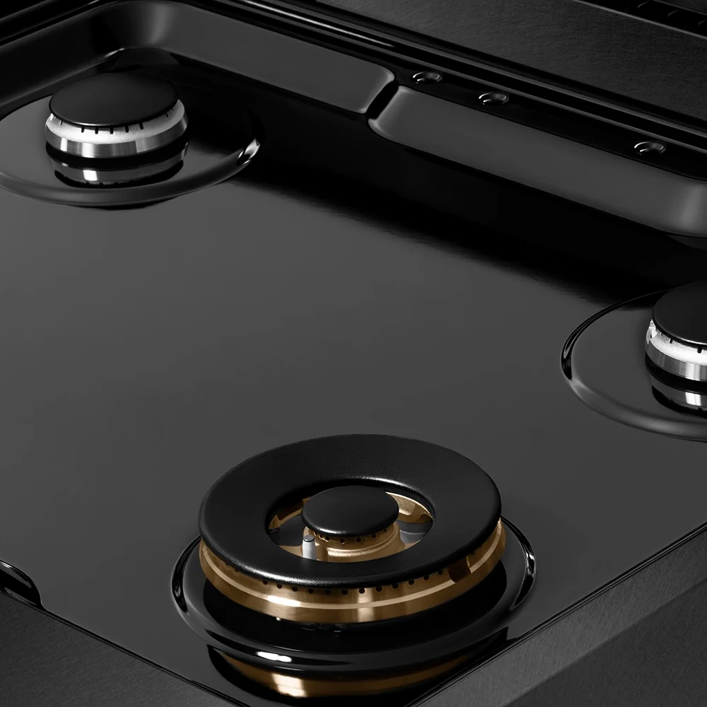 ZLINE 30 in. Paramount Gas Rangetop with 4 Burners and Porcelain Cooktop in Black Satin Stainless Steel, Open Box-Great Condition - Image 3