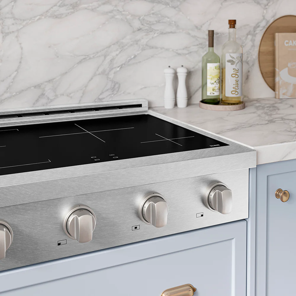 ZLINE 30 in. Paramount Induction Rangetop with 4 Element Cooktop in Satin Stainless Steel (SINRTS-30) - Image 14