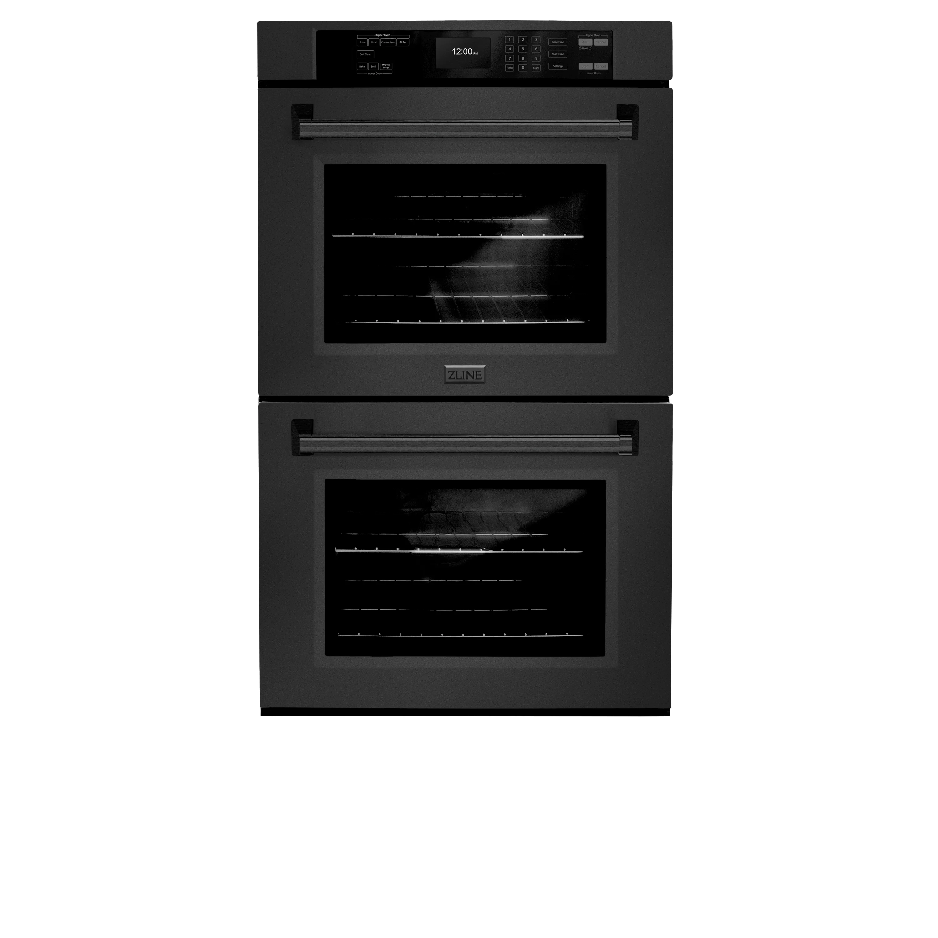 ZLINE 30 in. Professional True Convection Double Wall Oven with Air Fry and Self Clean in Black Stainless Steel, Open Box-Great Condition - Image 4