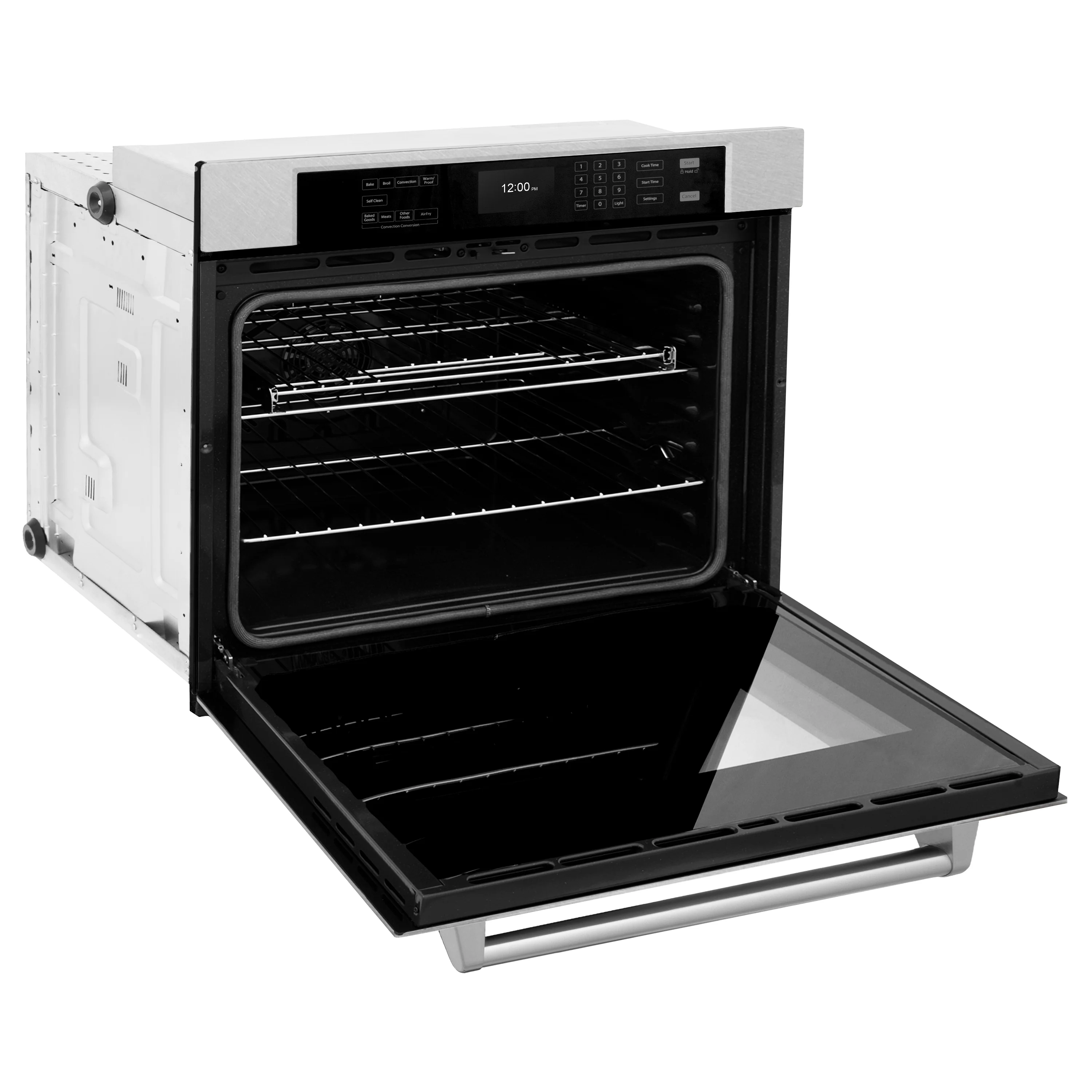 ZLINE 30 in. Professional True Convection Single Wall Oven with Air Fry and Self Clean in Black Stainless Steel, Open Box-Great Condition - Image 7