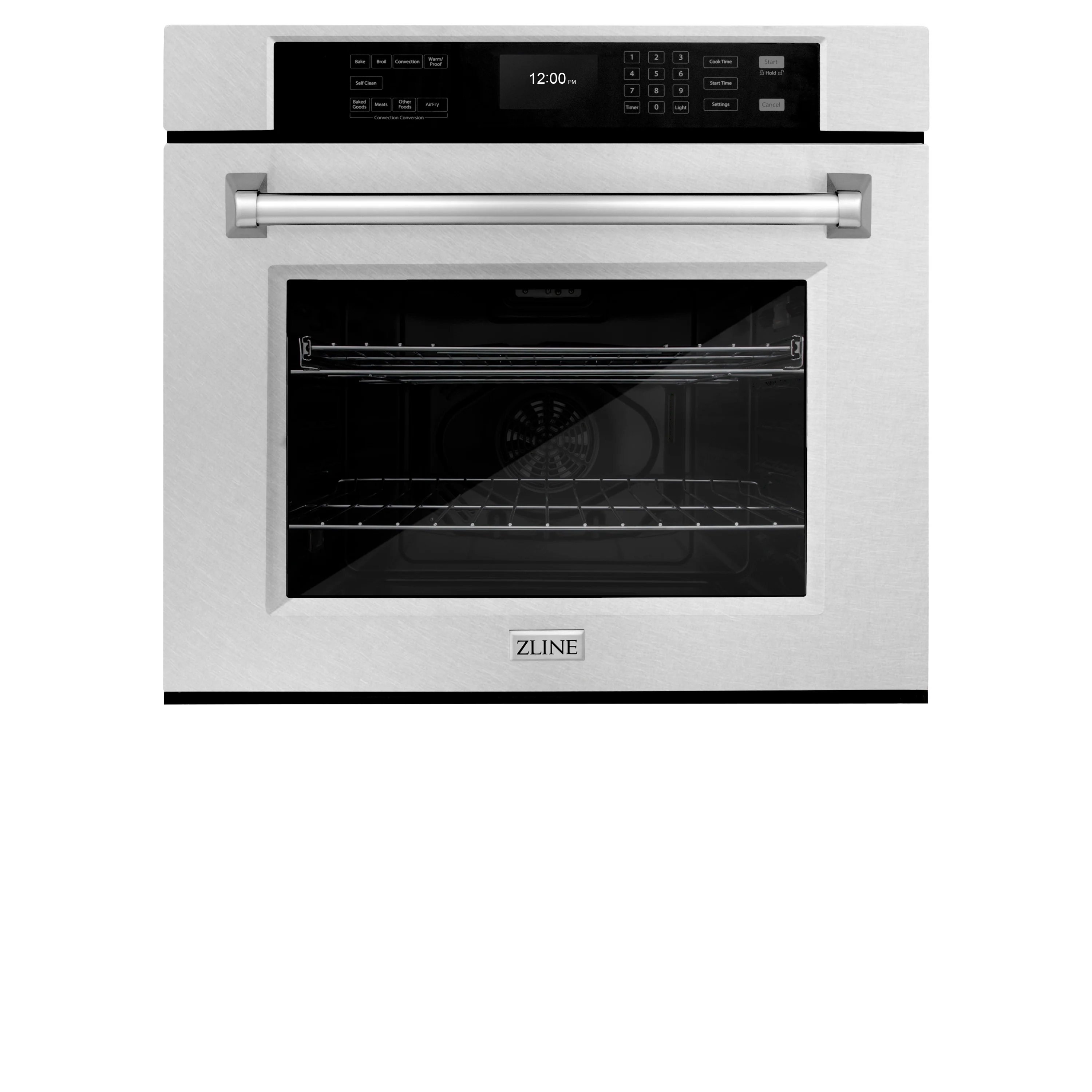 ZLINE 30 in. Professional True Convection Single Wall Oven with Air Fry and Self Clean in Satin Stainless Steel, Open Box-Great Condition - Image 5