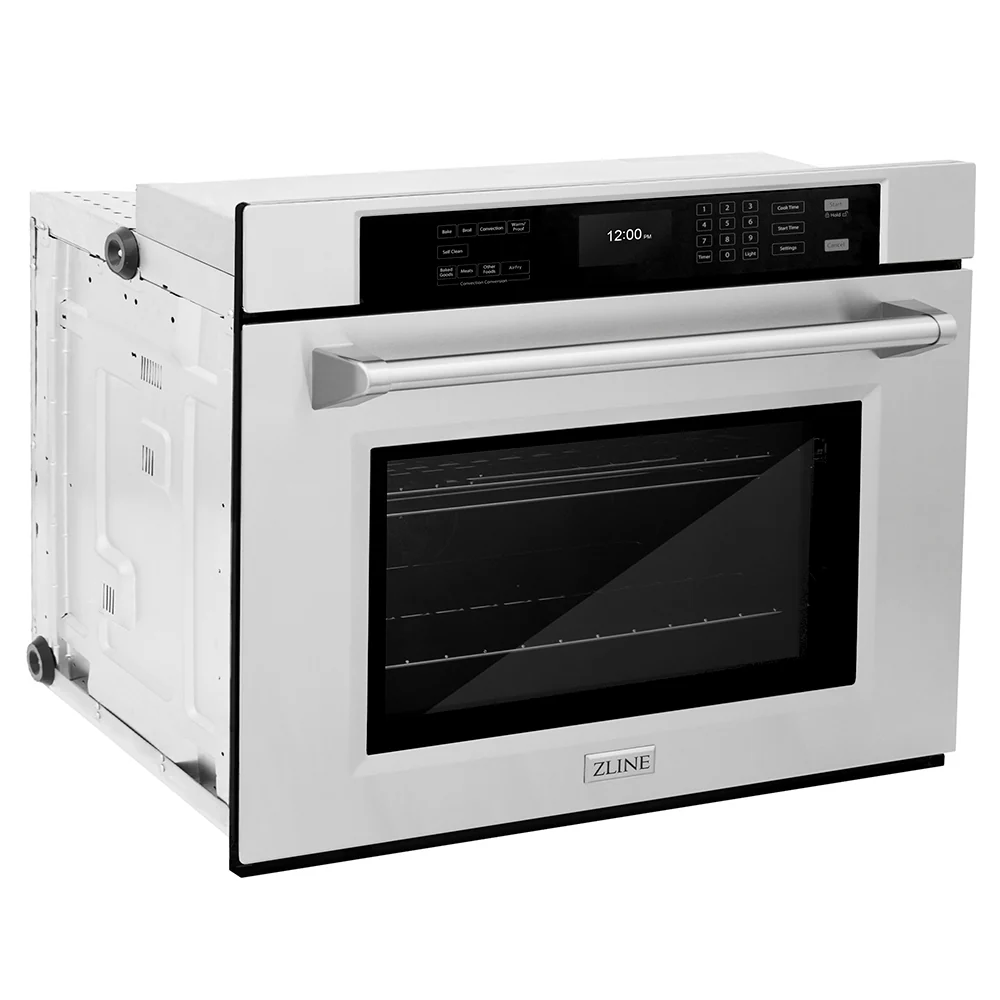 ZLINE 30 in. Professional True Convection Single Wall Oven with Air Fry and Self Clean in Stainless Steel, Open Box-Great Condition - Image 7