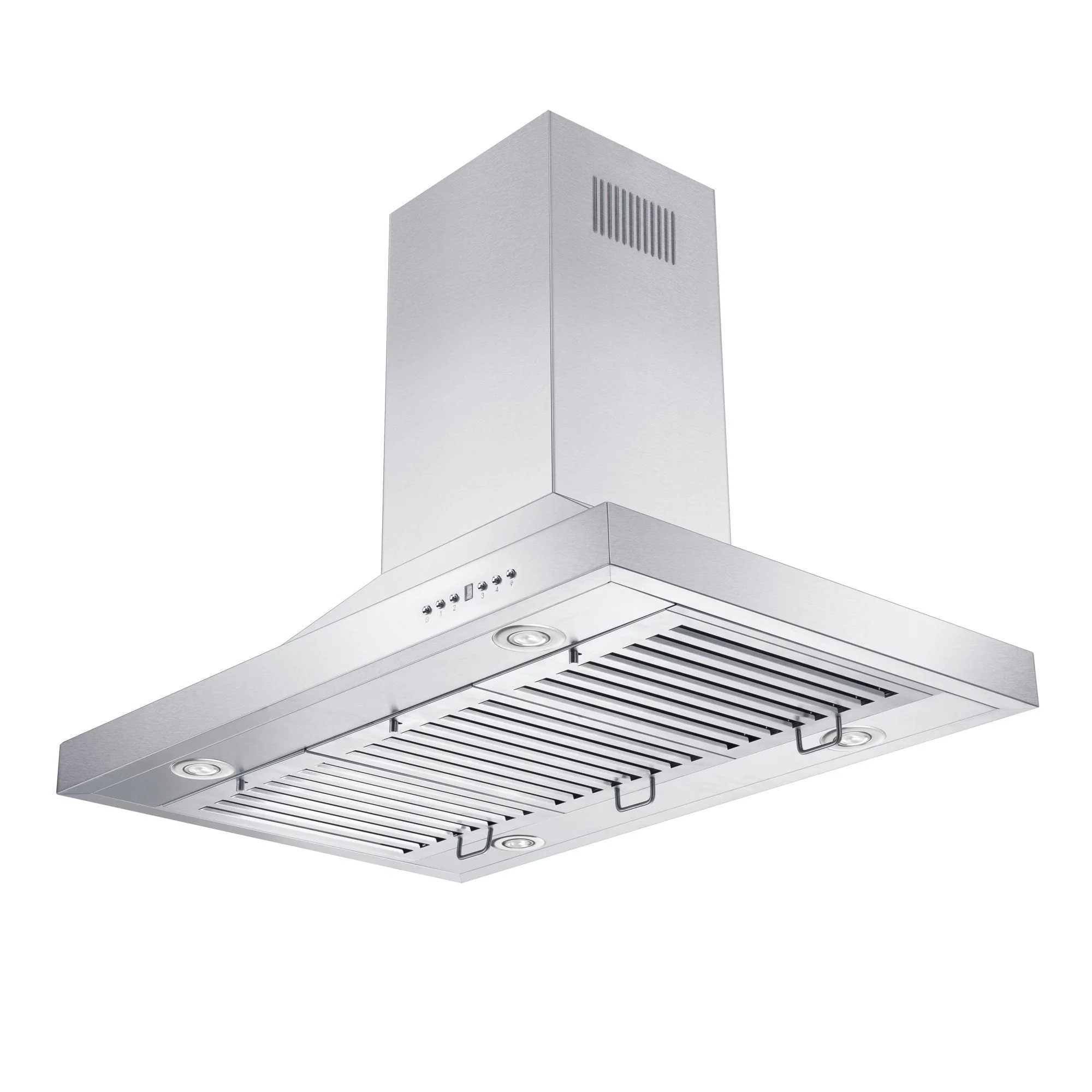 30 in. Ducted Island Mount Range Hood with Dual Remote Blower in Stainless Steel (GL2i-RD-30) - Image 5