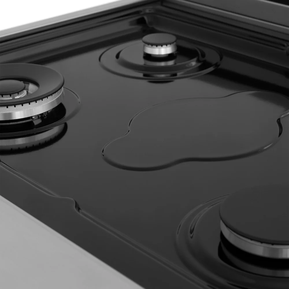 ZLINE 30 in. Legacy Gas Rangetop with 4 Burners and Porcelain Cooktop in Stainless Steel (RT30) - Image 6