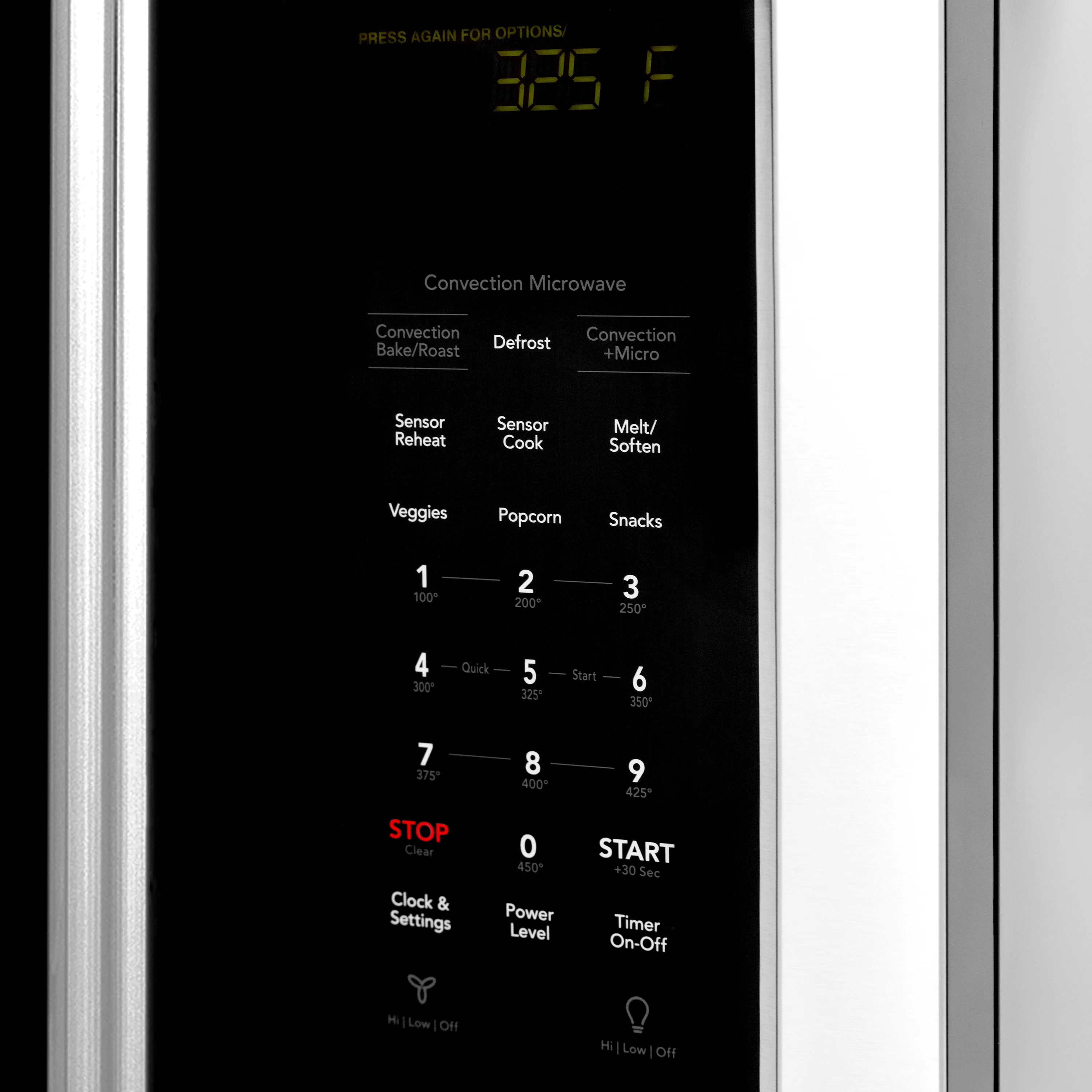 ZLINE 1.5 cu. ft. Over the Range Convection Microwave Oven in Stainless Steel with Traditional Handle and Sensor Cooking (MWO-OTR-H-30) - Image 12