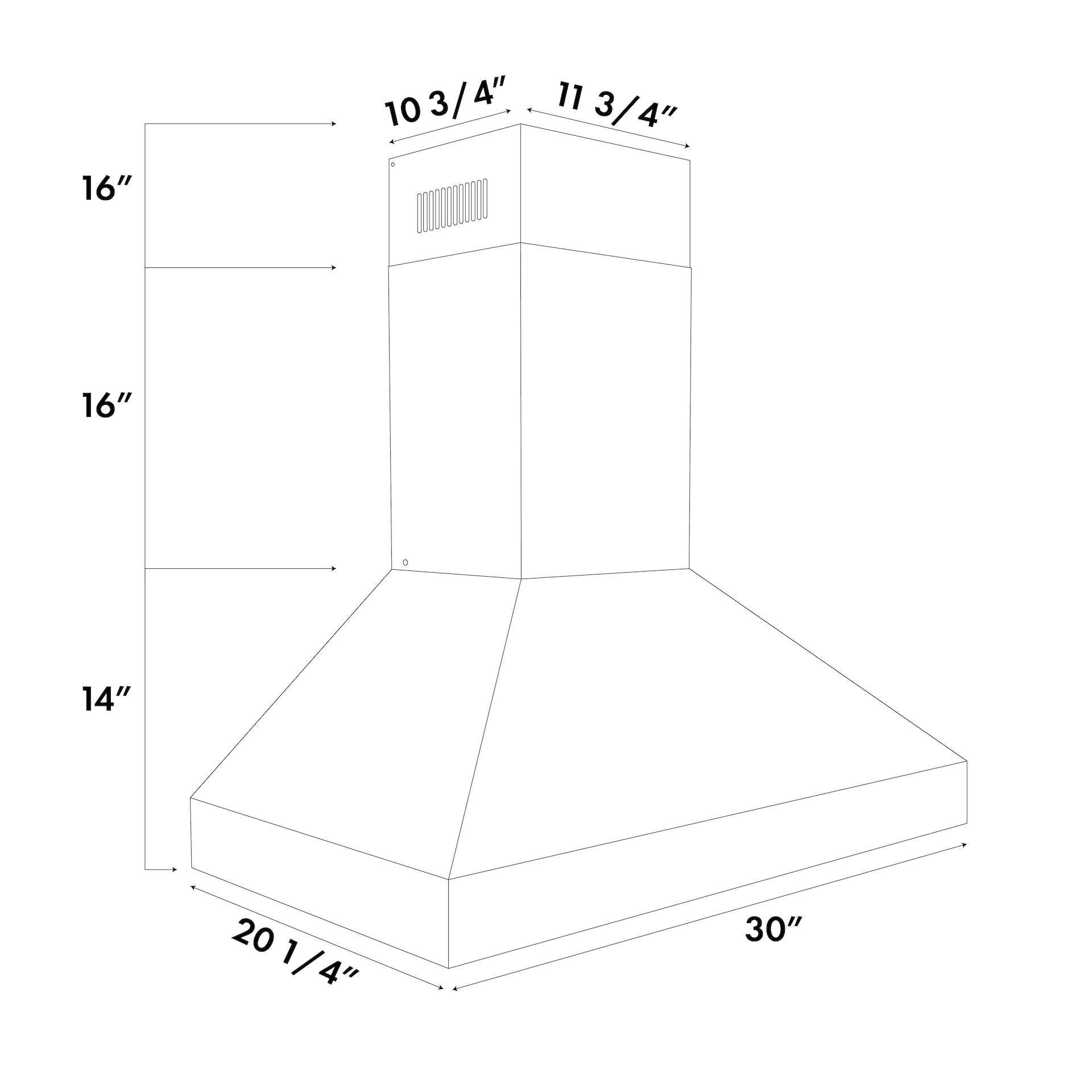 ZLINE 30" Professional Convertible Vent Wall Mount Range Hood in Stainless Steel (597-30) - Image 11