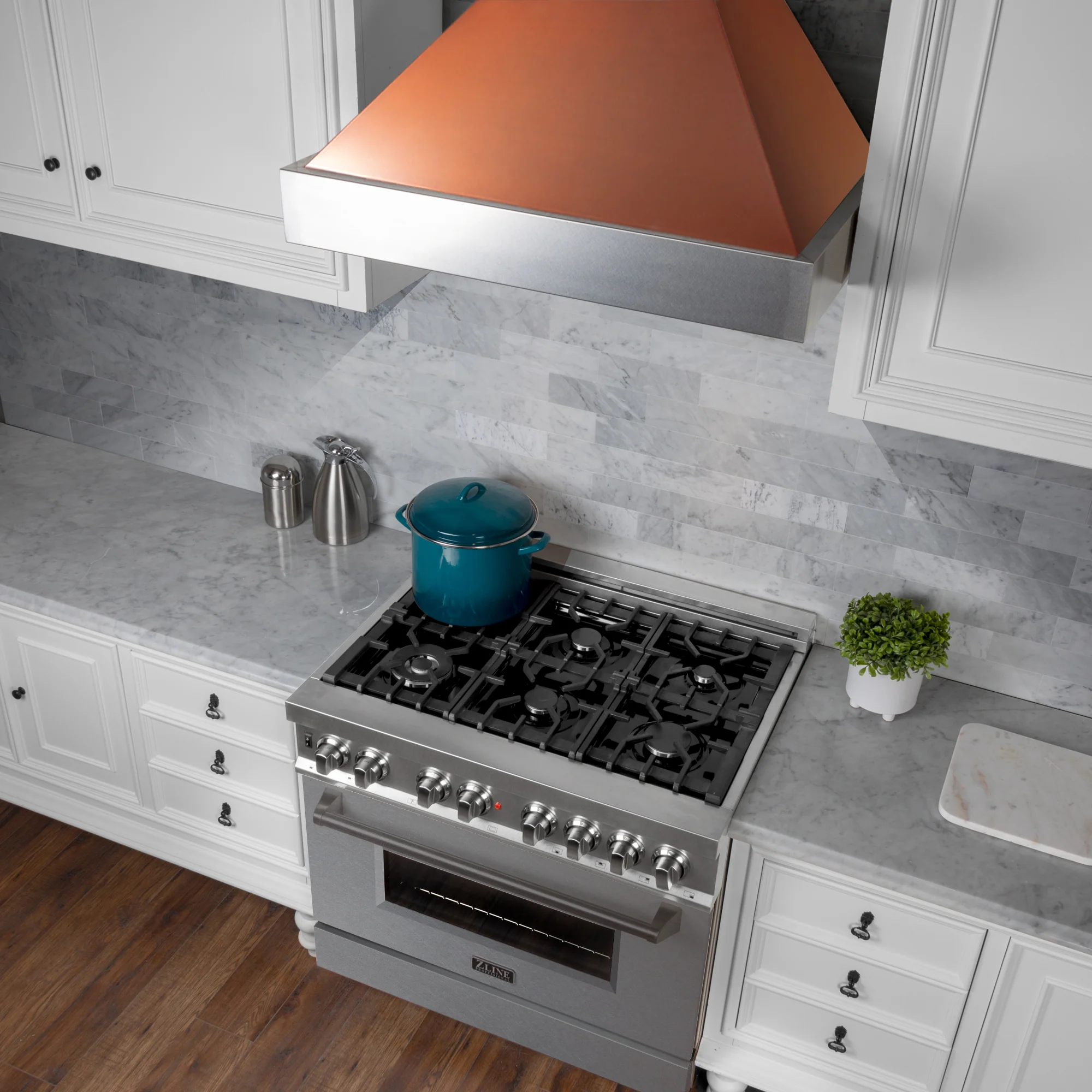 30" Ducted Fingerprint Resistant Stainless Steel Range Hood with Copper Shell (8654C-30) - Image 10