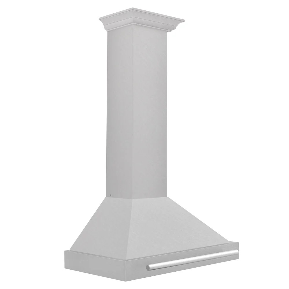 ZLINE 30 in. Convertible Fingerprint Resistant Satin Stainless Steel Range Hood with Stainless Steel Handle (KB4SNX-30) - Image 4