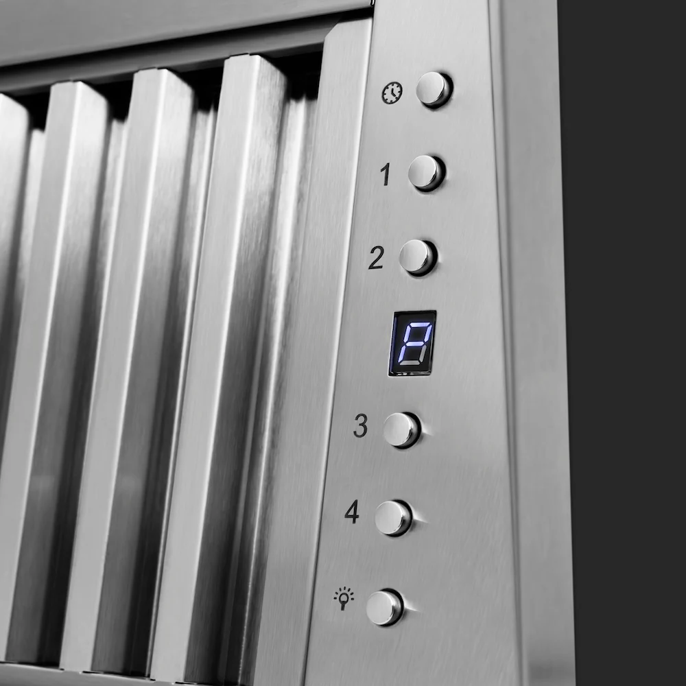 ZLINE 30 in. Wooden Wall Mount Range Hood in Rustic Black Finish (355CC-30) - Image 5