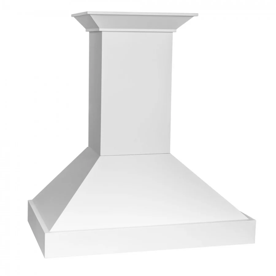 ZLINE 30 in. Wooden Wall Mount Range Hood in Smooth Bright White Finish (KBWW-30) - Image 5