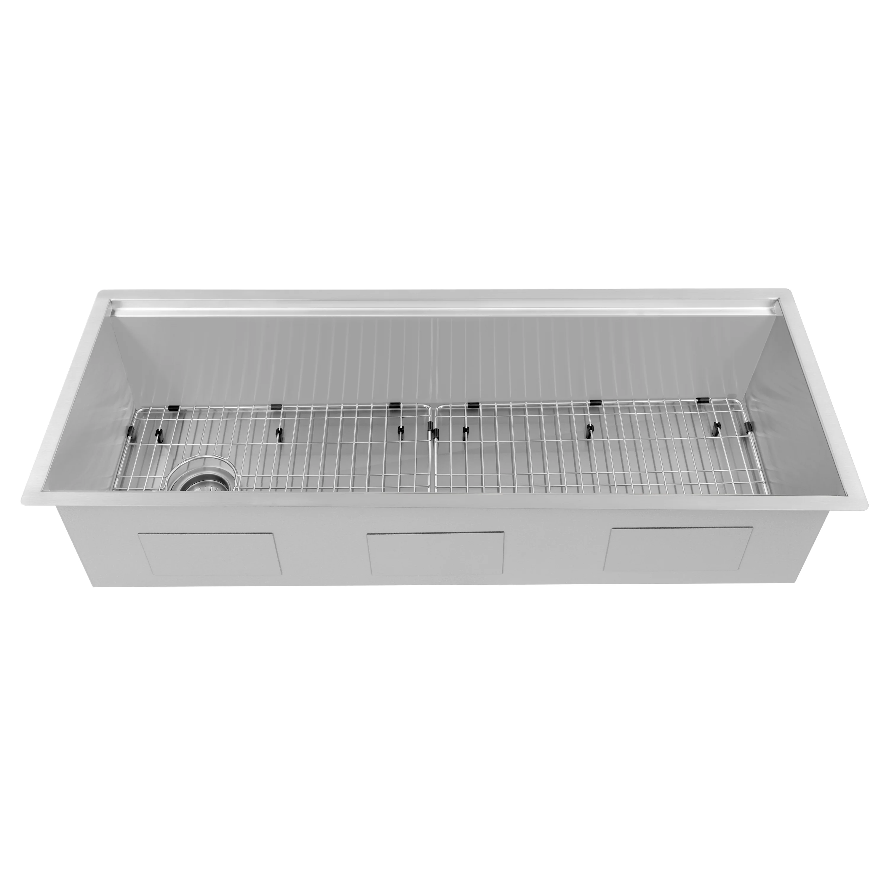 ZLINE 33 in. Garmisch Undermount Single Bowl Stainless Steel Kitchen Sink with Bottom Grid and Accessories (SLS-43) - Image 10
