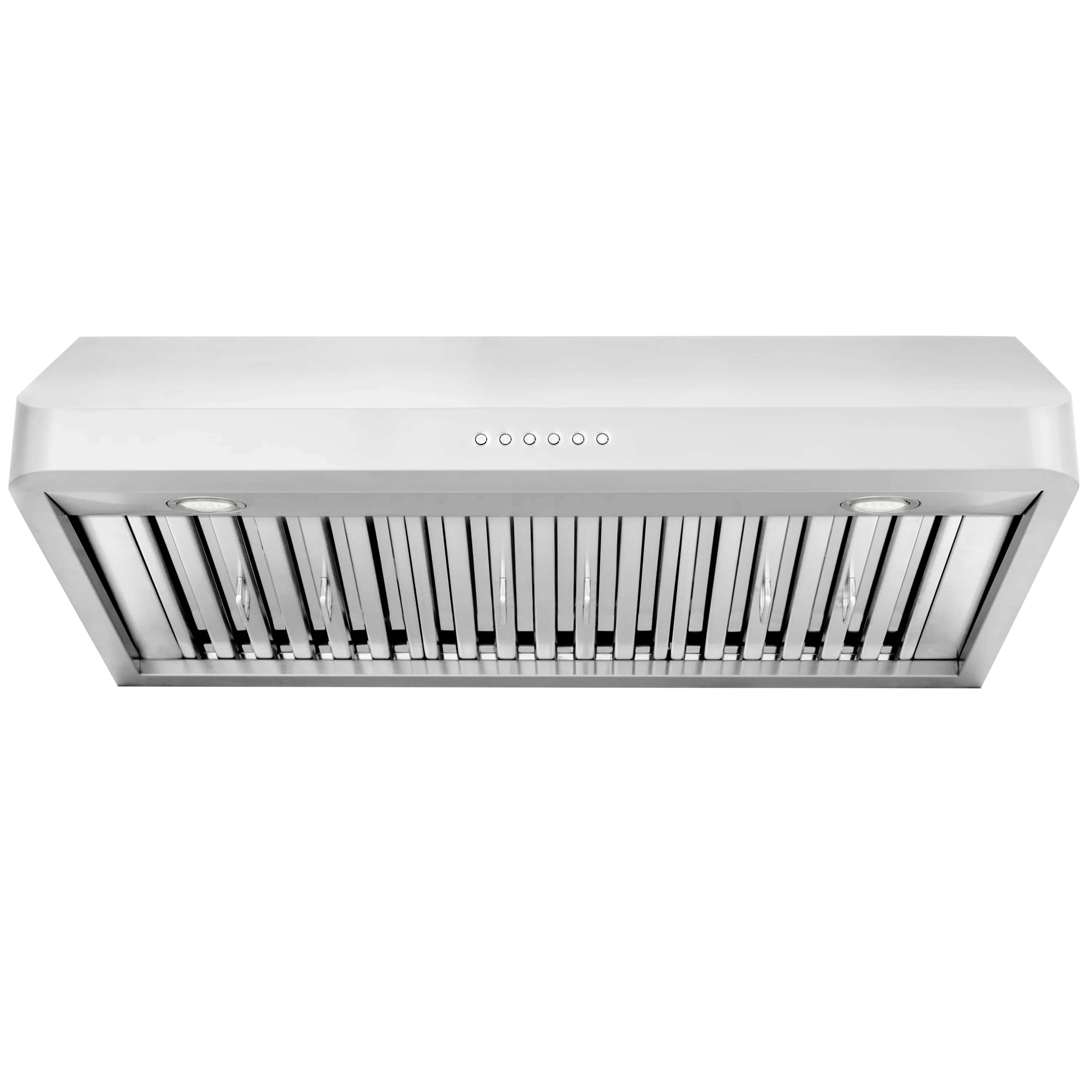ZLINE 36” Alpine Series Under Cabinet Range Hood in Stainless Steel with Remote Control, LED lighting, and Dishwasher-Safe Baffle Filters (ALP10UC-36) - Image 5