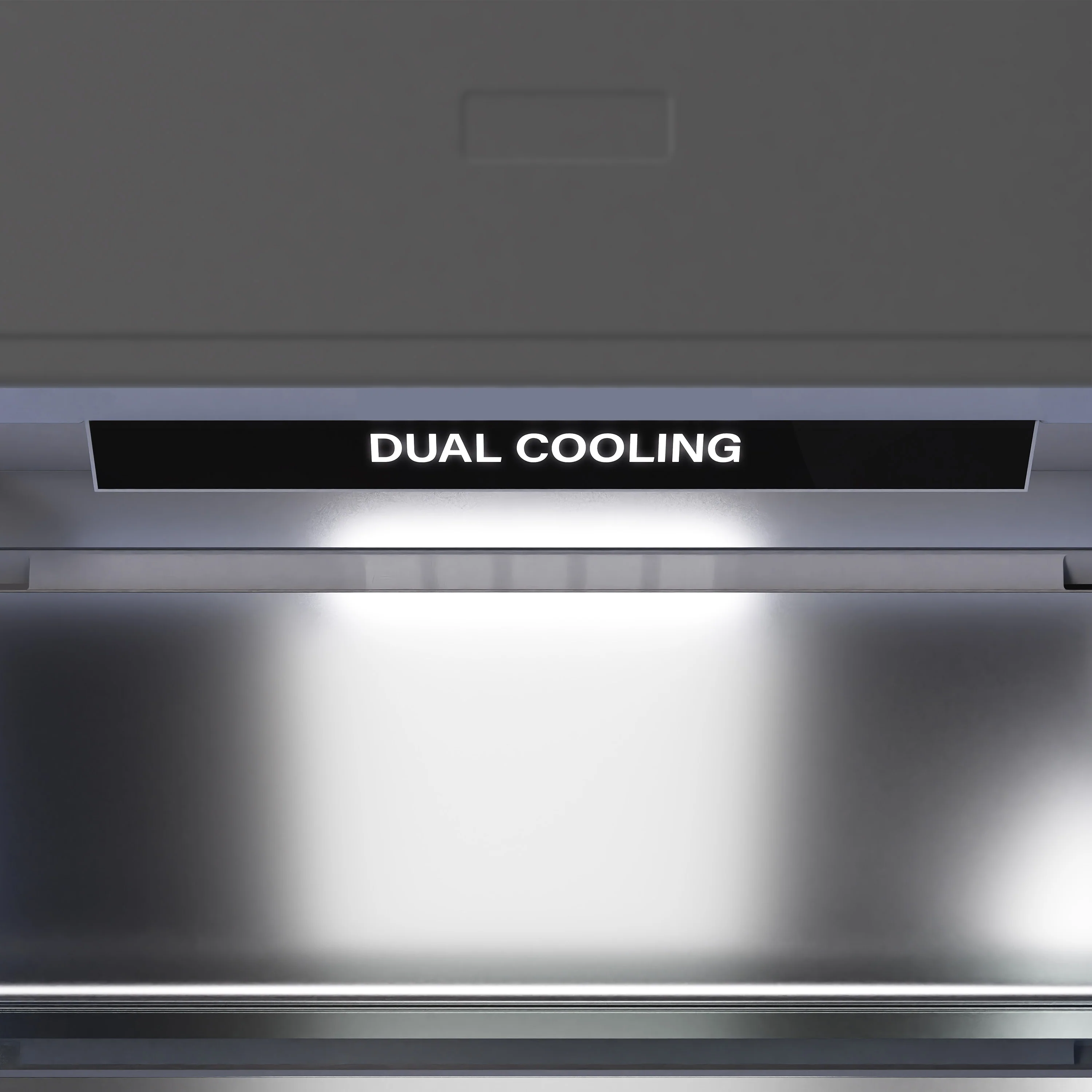 ZLINE 36 in. 19.8 cu. ft. Built-In Bottom Freezer Refrigerator with Water Dispenser and Ice Maker in White Matte with Graphite Gray Interior (GRBIT-WM-36) - Image 6