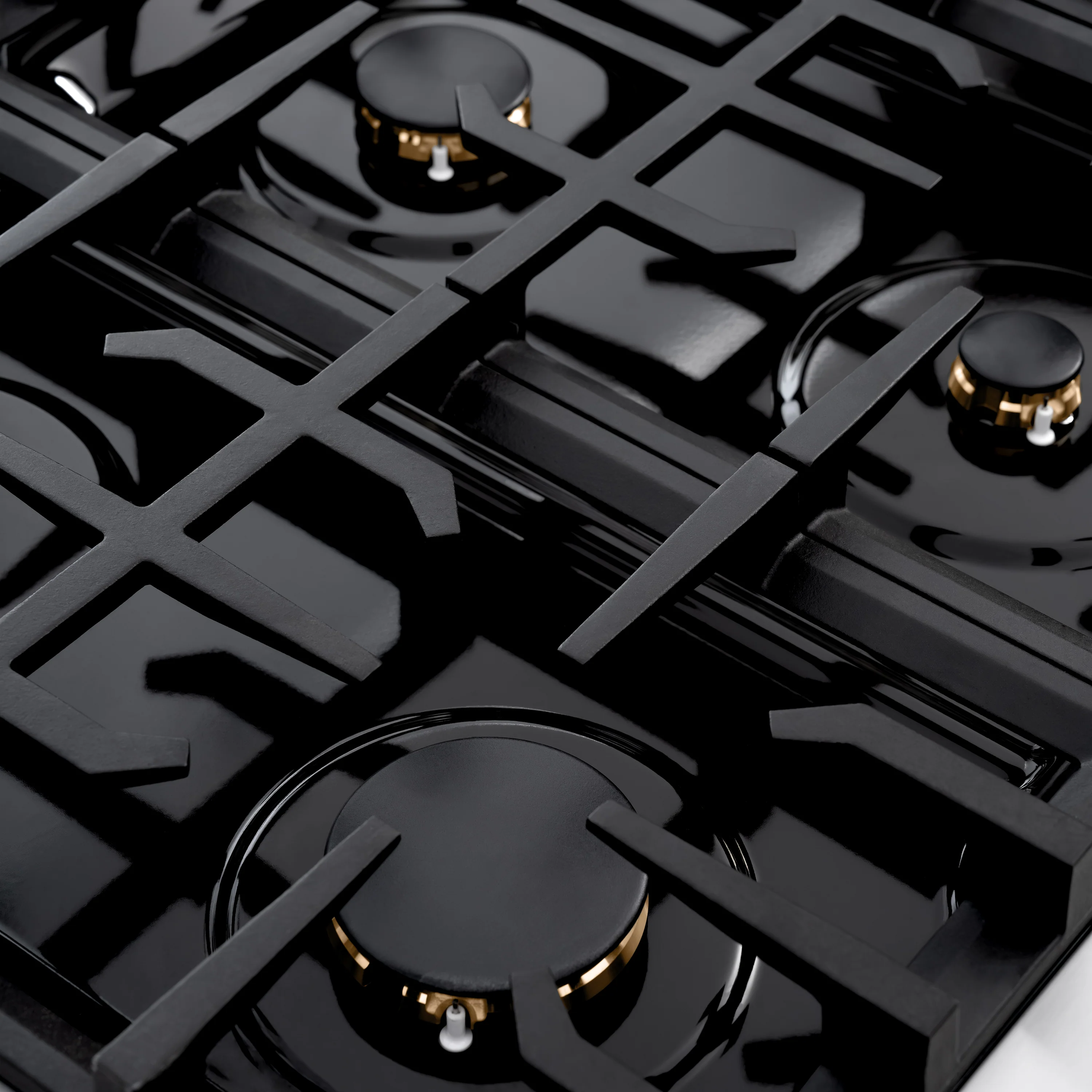 ZLINE 36 in. 5.2 cu. ft. Classic Dual Fuel Range with Gas Cooktop and Electric Convection Oven in Black Stainless Steel with 6 Brass Burners (CDRB-BR-36) - Image 8