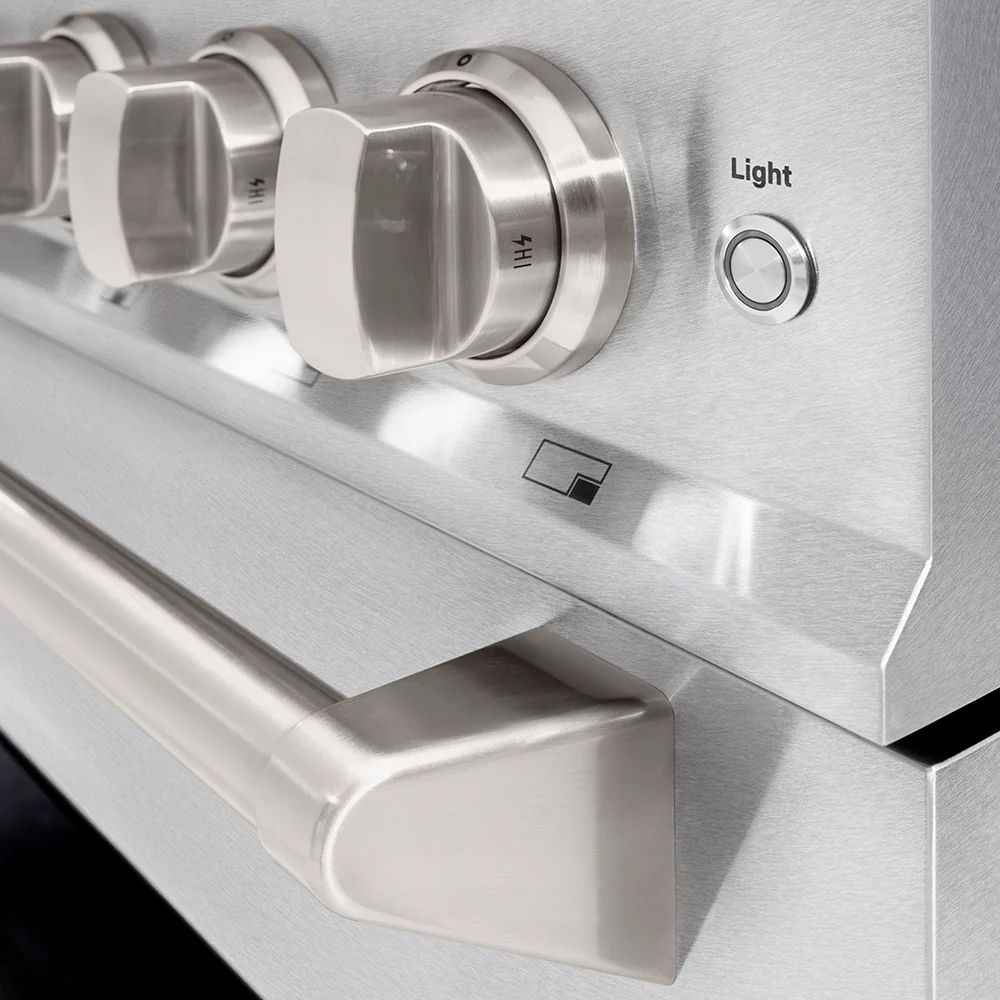 ZLINE 36 in. 5.2 cu. ft. Classic Dual Fuel Range with 6 Burner DuoPro™ Cooktop and Electric Convection Oven in Satin Stainless Steel (PCDRS-36) - Image 15