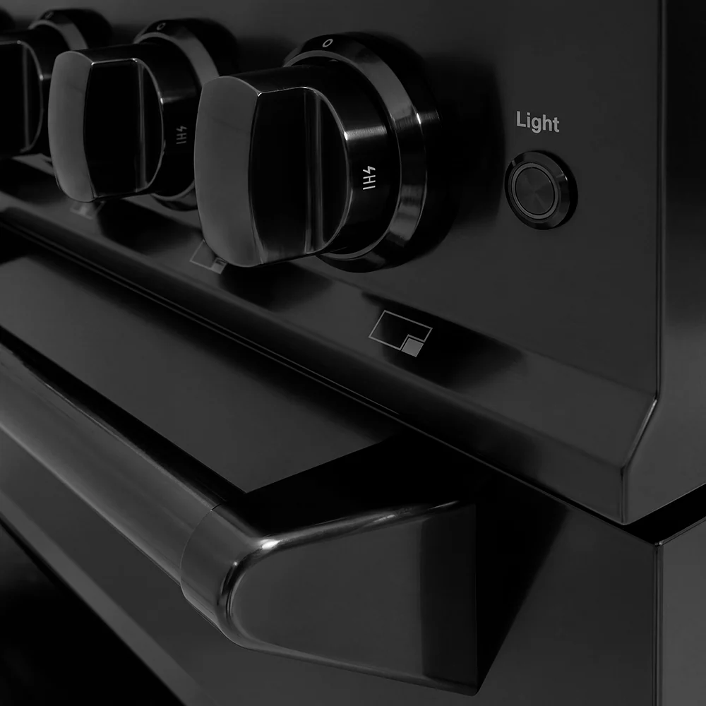 ZLINE 36 in. 5.2 cu. ft. Classic Gas Range with 6 Burner DuoPro™ Cooktop and Convection Gas Oven in Black Stainless Steel (PCGRB-36) - Image 15