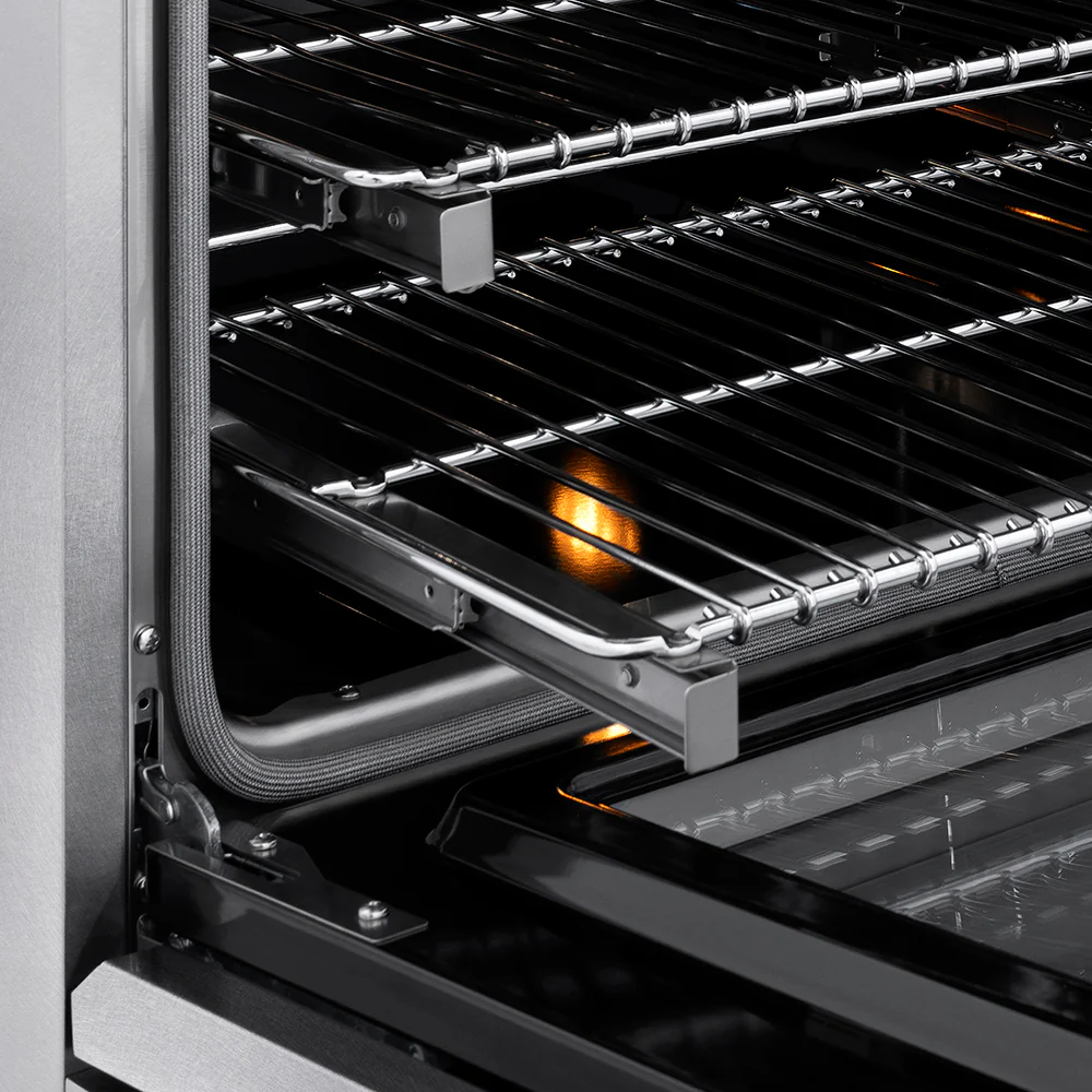ZLINE 36 in. 5.2 cu. ft. Classic Gas Range with 6 Burner DuoPro™ Cooktop and Convection Gas Oven in Satin Stainless Steel (PCGRS-36) - Image 14