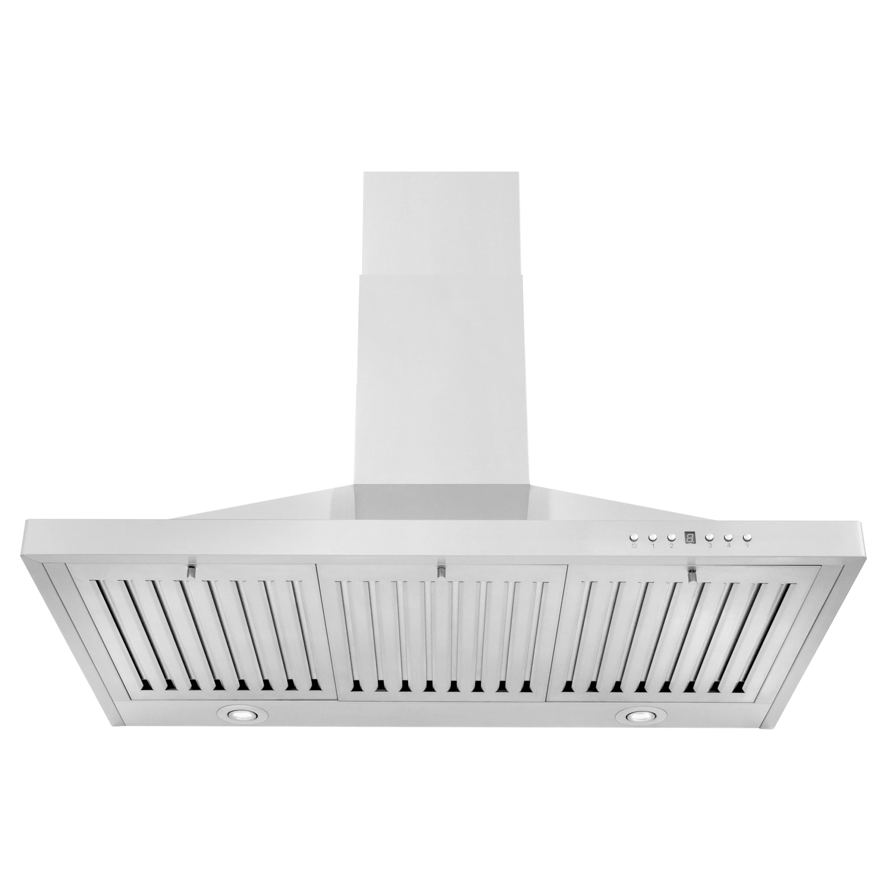 ZLINE 36" Convertible Wall Mount Range Hood in Stainless Steel with Set of 2 Charcoal Filters, LED lighting and Dishwasher-Safe Baffle Filters (KB-CF-36) - Image 7