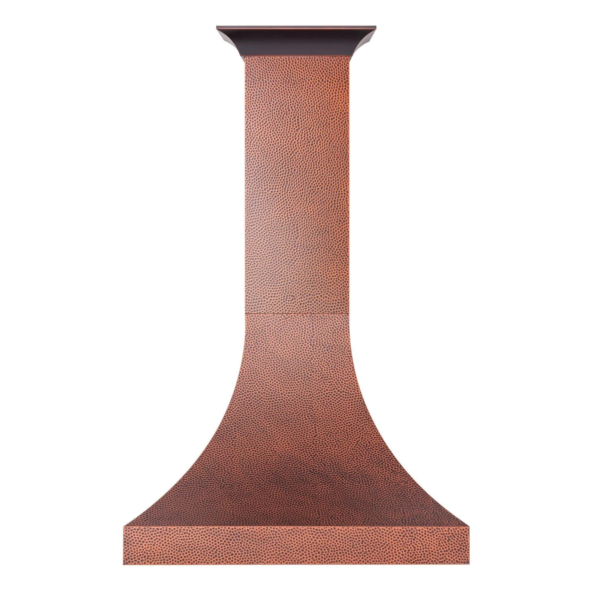 ZLINE 36" Designer Series Hand-HammeredCopper Finish Ducted Wall Range Hood (8632H-36) - Image 3