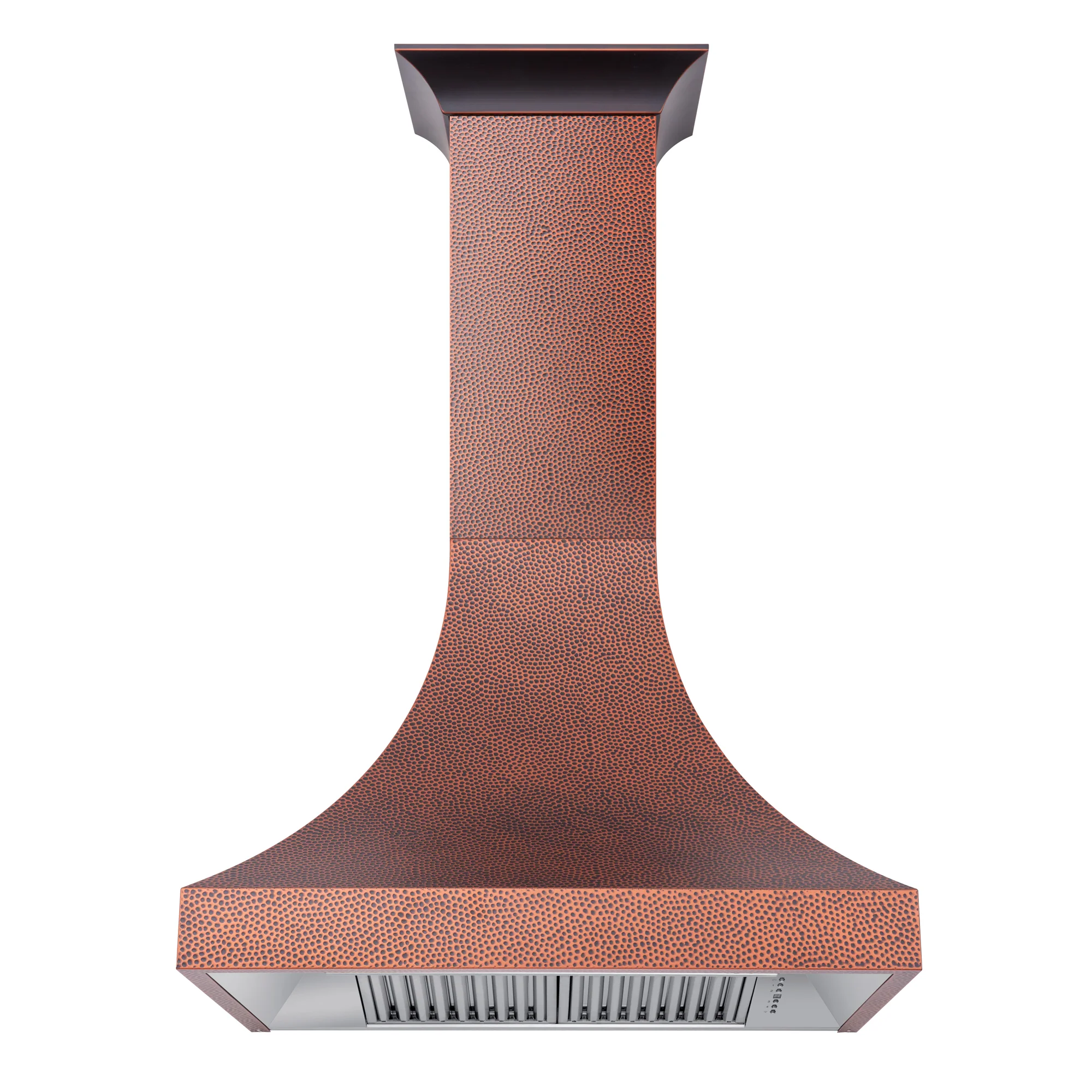 ZLINE 36" Designer Series Hand-HammeredCopper Finish Ducted Wall Range Hood (8632H-36) - Image 7