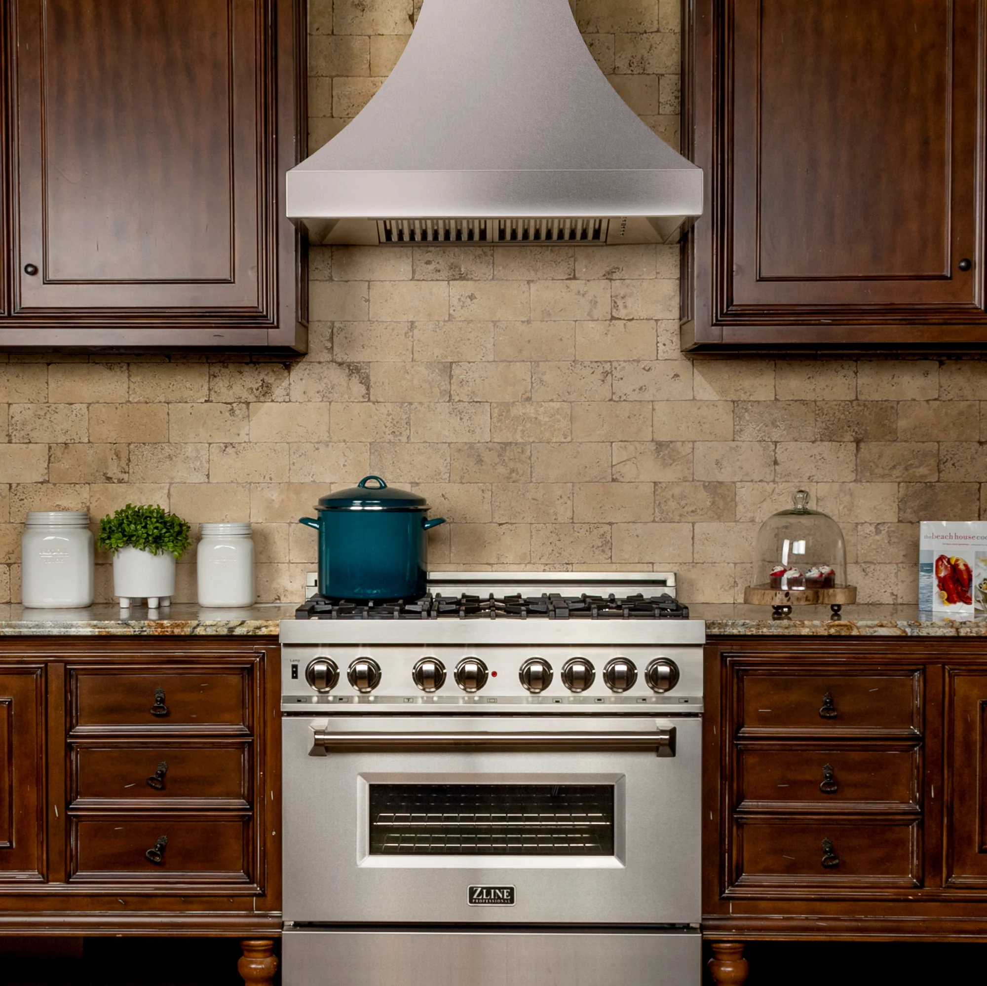 ZLINE 36" Designer Series Fingerprint Resistant Stainless Steel Ducted Wall Range Hood (8632S-36) - Image 11