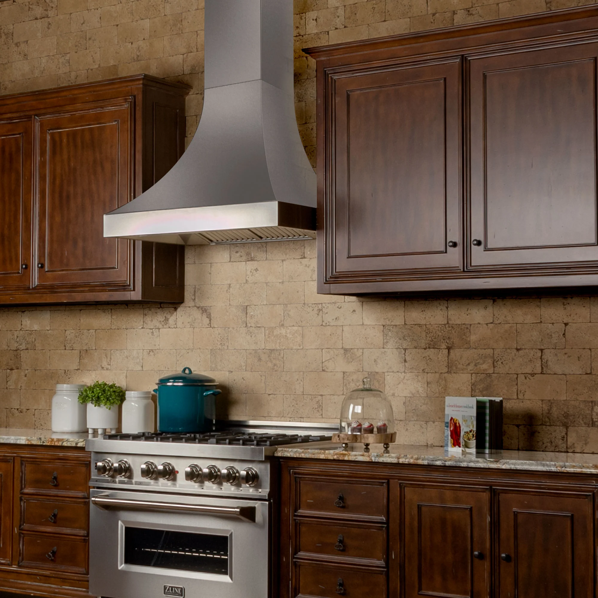 ZLINE 36" Designer Series Fingerprint Resistant Stainless Steel Ducted Wall Range Hood (8632S-36) - Image 12