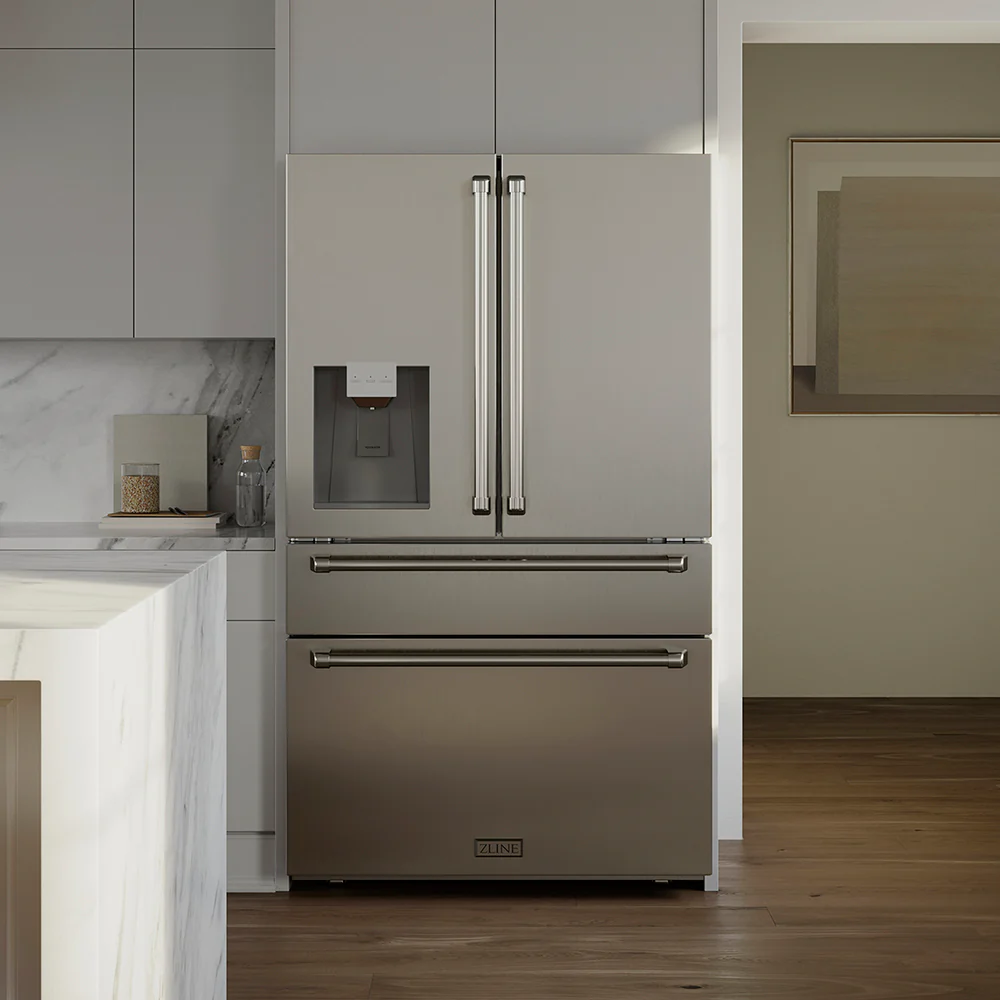 ZLINE 36 in. 21.6 cu. ft. Counter-Depth French Door Refrigerator with Water and Ice Dispenser in Fingerprint-Resistant Stainless Steel, Open Box-Good Condition - Image 13