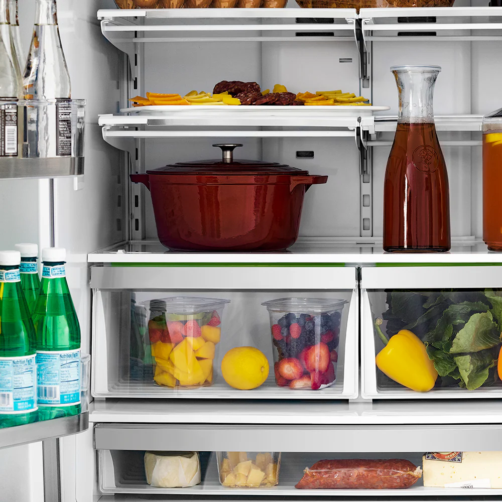 ZLINE 36 in. 22.5 cu. ft. Counter-Depth French Door Refrigerator with Ice Maker in Fingerprint-Resistant Stainless Steel, Open Box-Good Condition - Image 11