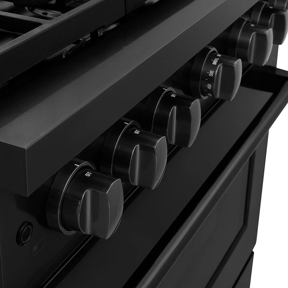 ZLINE 36 in. 5.2 cu. ft. Paramount Gas Range with 6 Burner DuoPro™ Cooktop and Convection Gas Oven in Black Stainless Steel, Open Box-Great Condition - Image 11