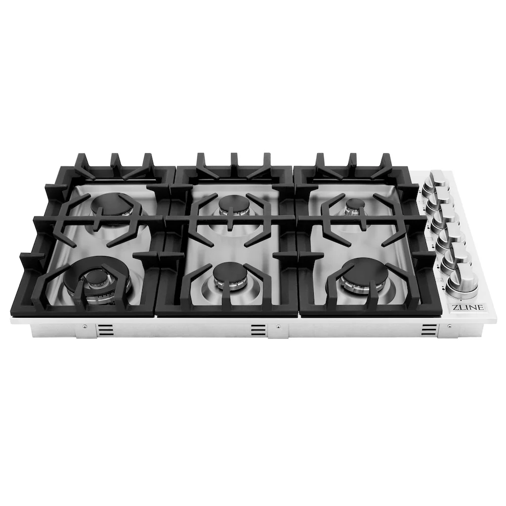 ZLINE 36 in. Gas Cooktop with 6 Burners, Open Box-Great Condition - Image 3