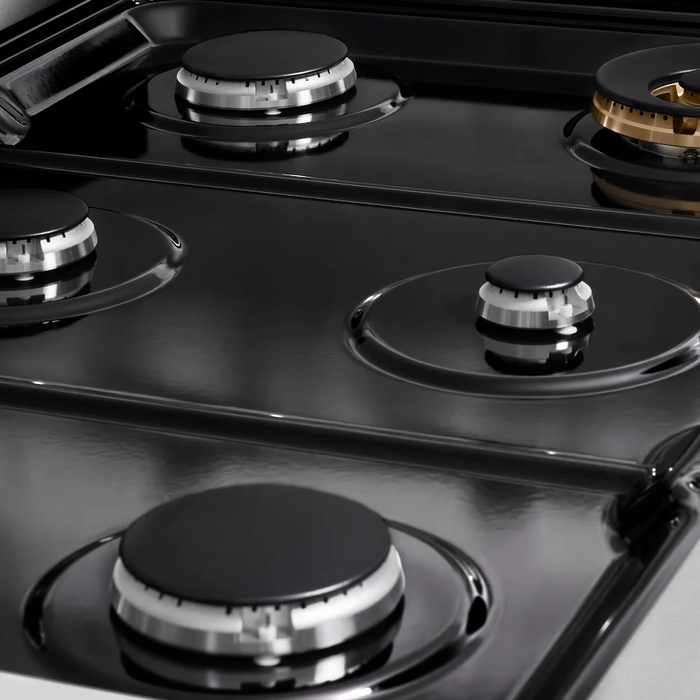 ZLINE 36 in. Paramount Gas Rangetop with 6 Burners and Porcelain Cooktop in Satin Stainless Steel, Open Box-Great Condition - Image 4