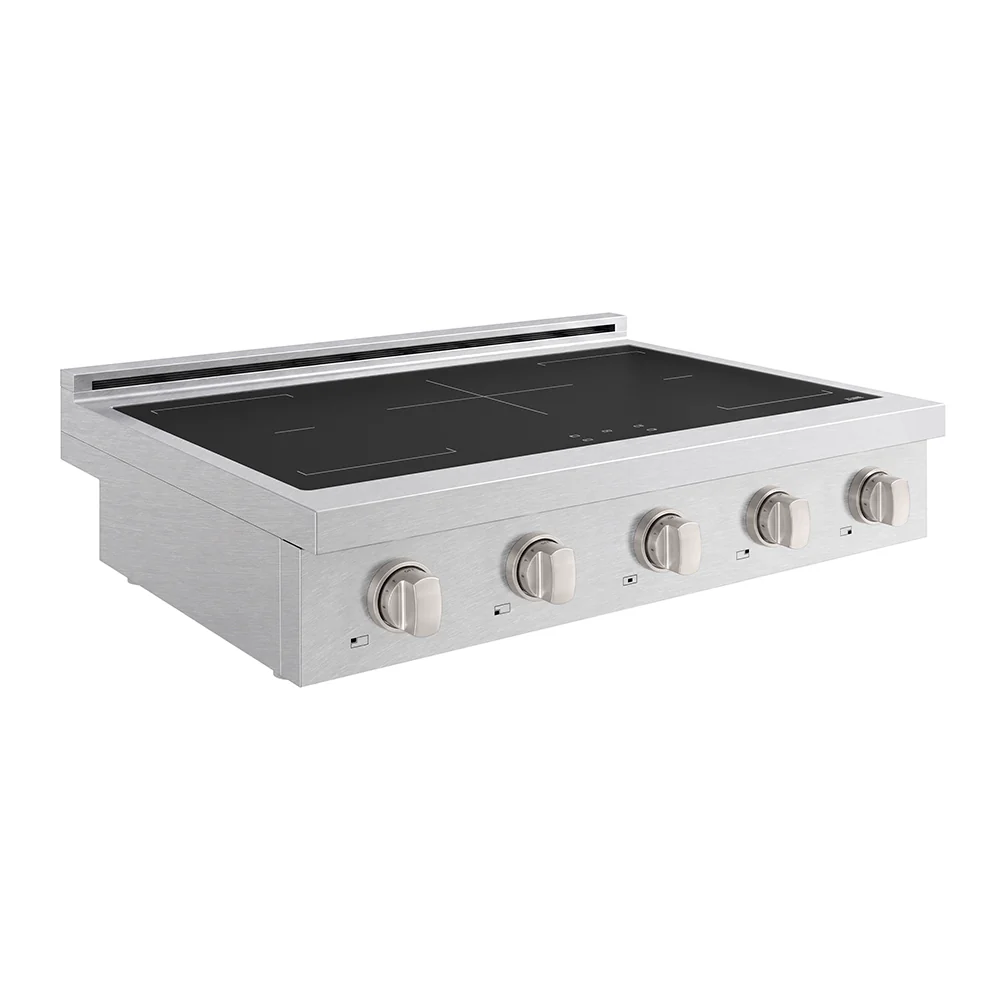 ZLINE 36 in. Paramount Induction Rangetop with 5 Element Cooktop in Satin Stainless Steel (SINRTS-36) - Image 6