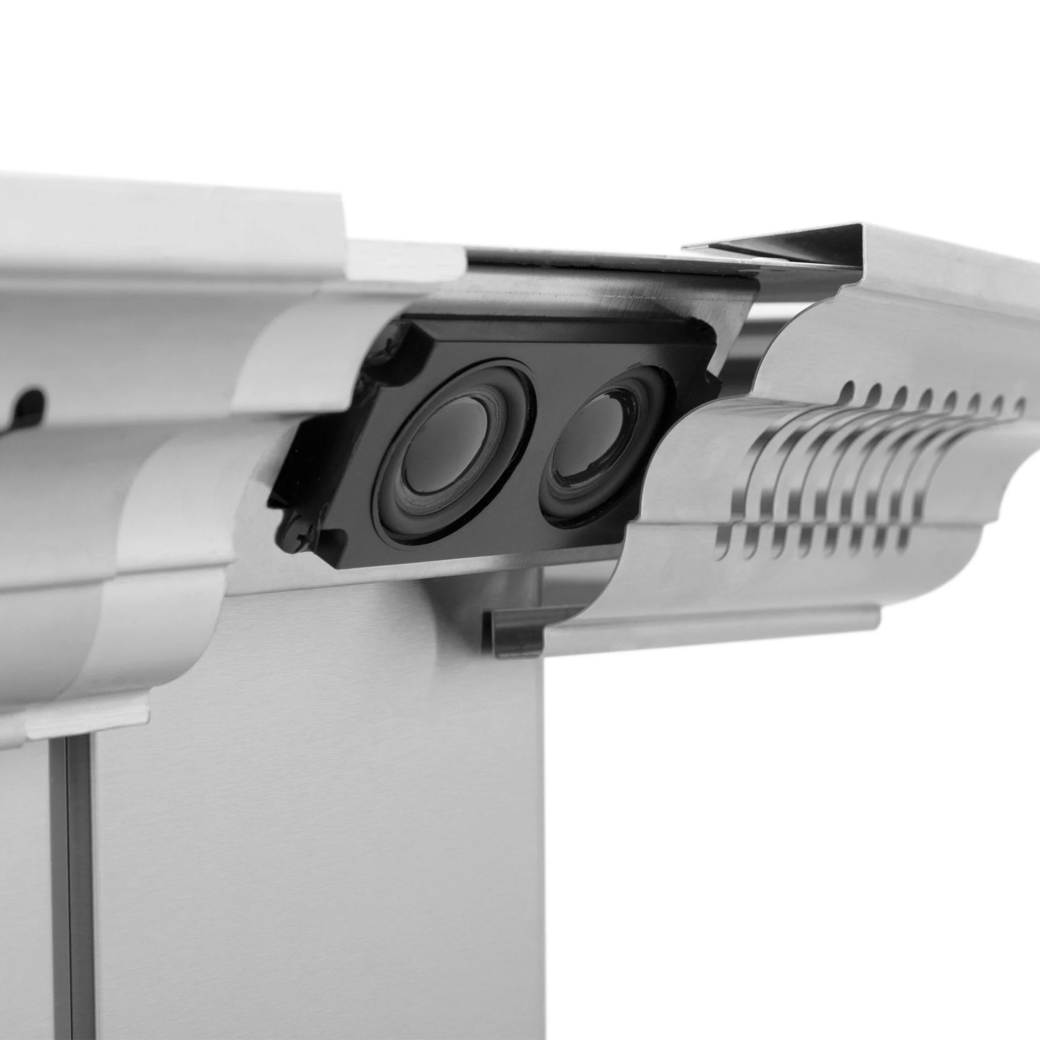 36 in. ZLINE CrownSound™Ducted Vent Island Mount Range Hood in Stainless Steel with Built-in Bluetooth Speakers (GL1iCRN-BT-36) - Image 4