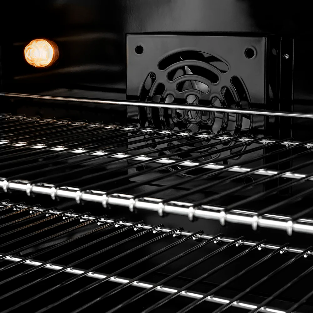 ZLINE 36 in. 5.2 cu. ft. Paramount Dual Fuel Range with 6 Burner DuoPro™ Cooktop and Electric Convection Oven in Black Stainless Steel (PSDRB-36) - Image 8