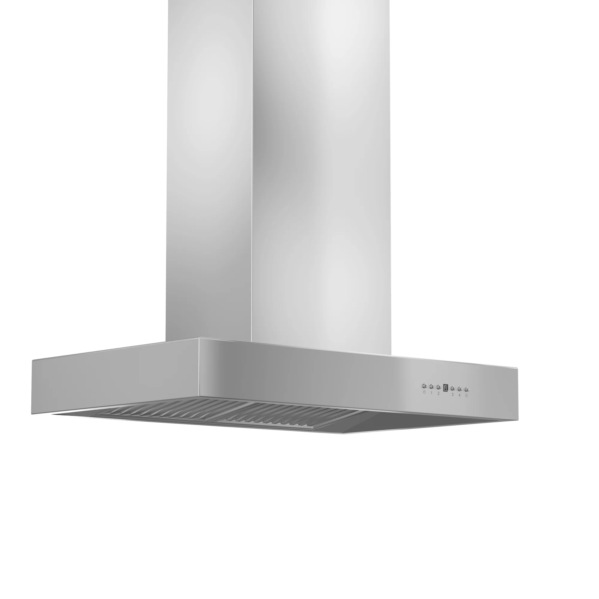 ZLINE 36" Ducted Professional Island Mount Range Hood in Stainless Steel (KECOMi-36) - Image 3