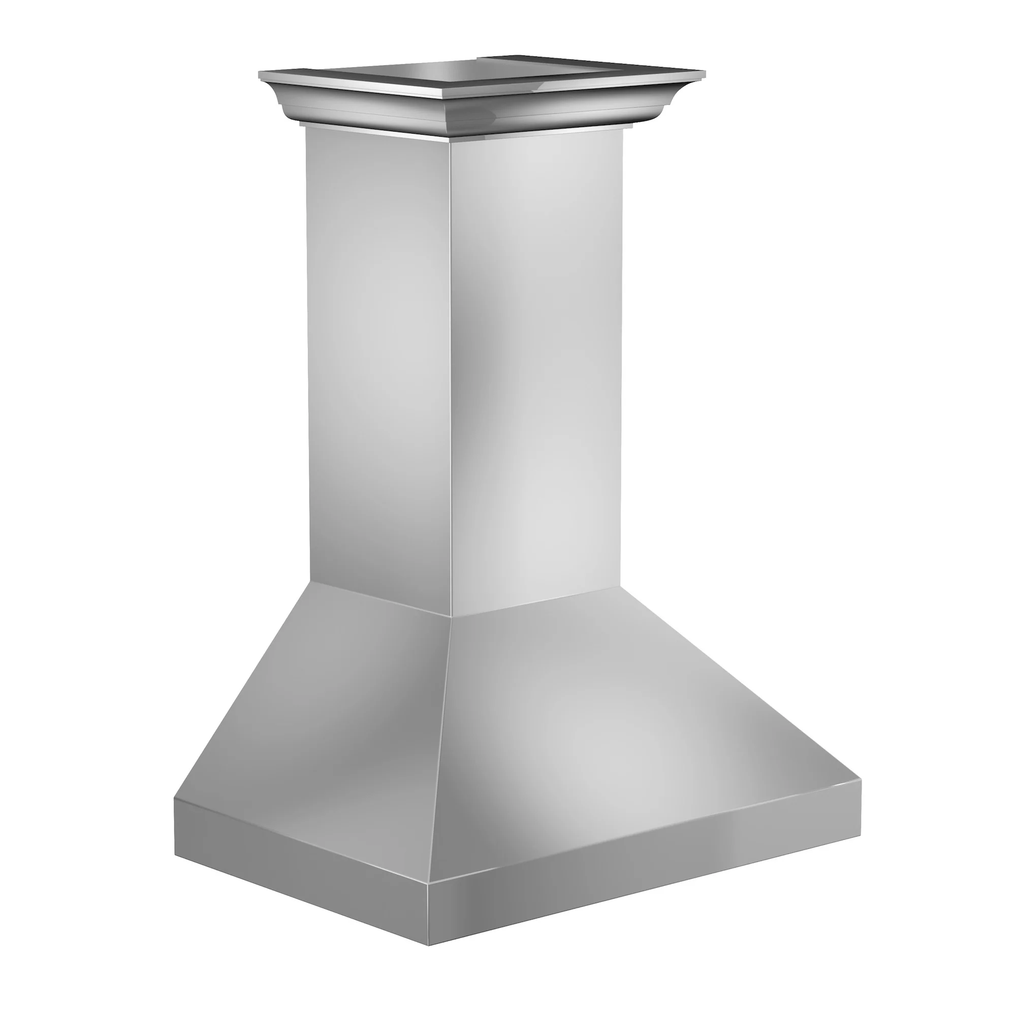 ZLINE 36" Professional Convertible Vent Wall Mount Range Hood in Stainless Steel with Crown Molding (597CRN-36) - Image 4