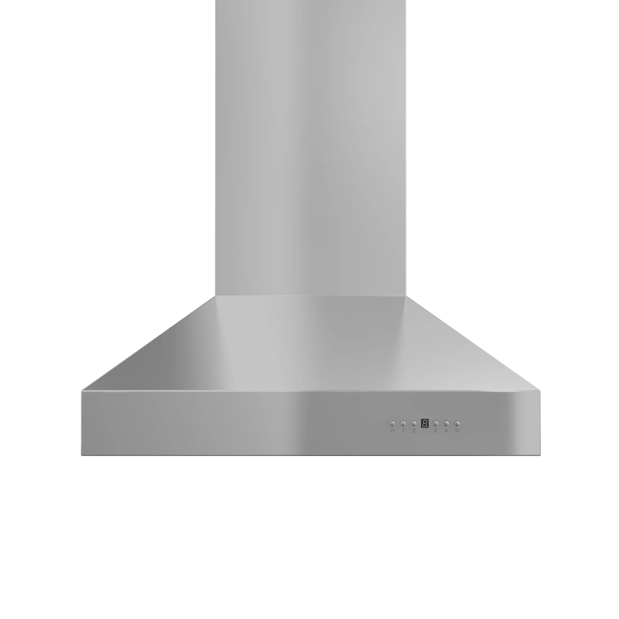 ZLINE 36" Professional Ducted Wall Mount Range Hood in Stainless Steel with Crown Molding (667CRN-36) - Image 3