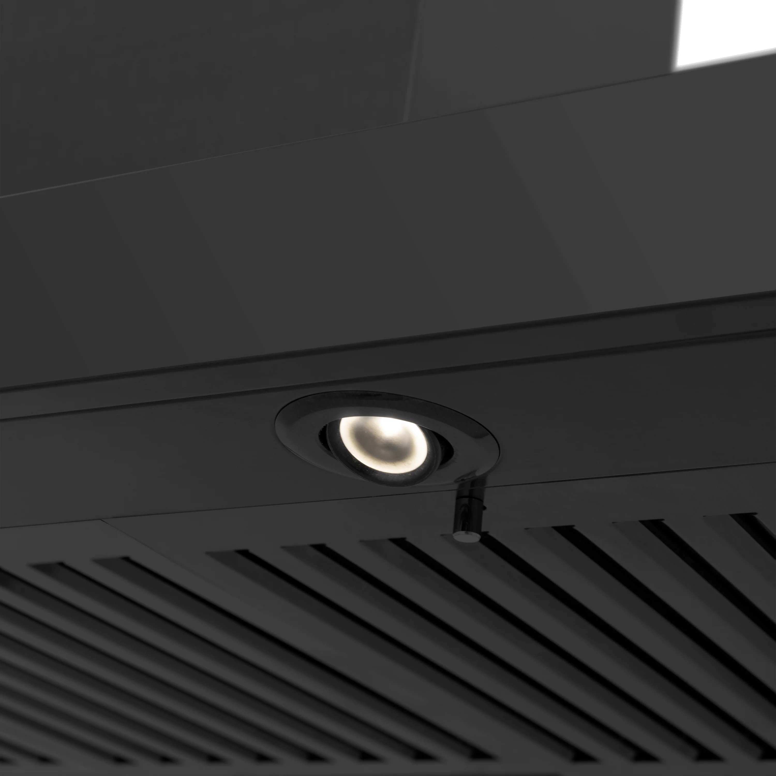 ZLINE 36" Convertible Vent Wall Mount Range Hood in Black Stainless Steel with Crown Molding (BSKENCRN-36) - Image 10