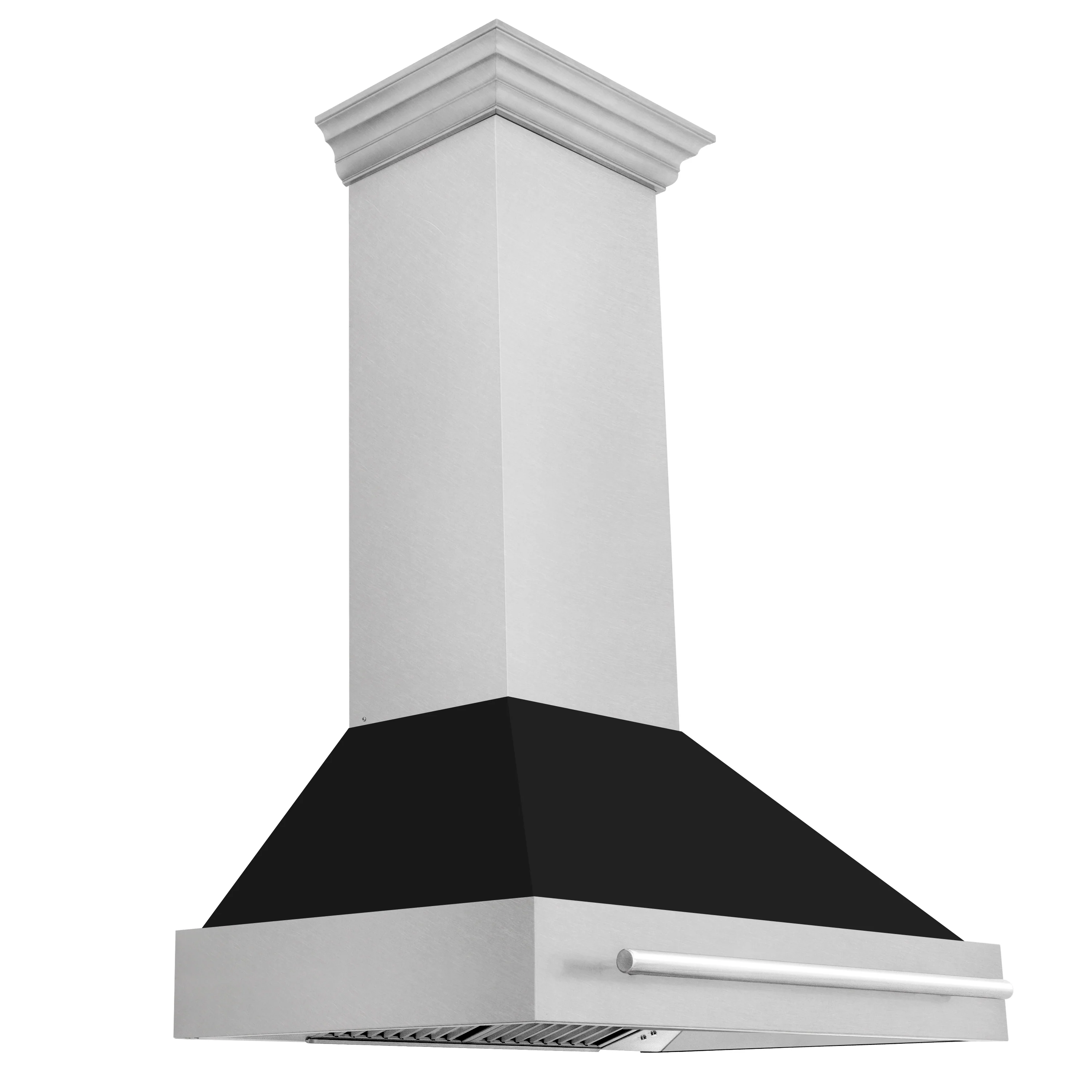 ZLINE 36" Fingerprint Resistant Stainless Steel Range Hood with Black Matte Shell (8654SNX-BLM-36) - Image 5