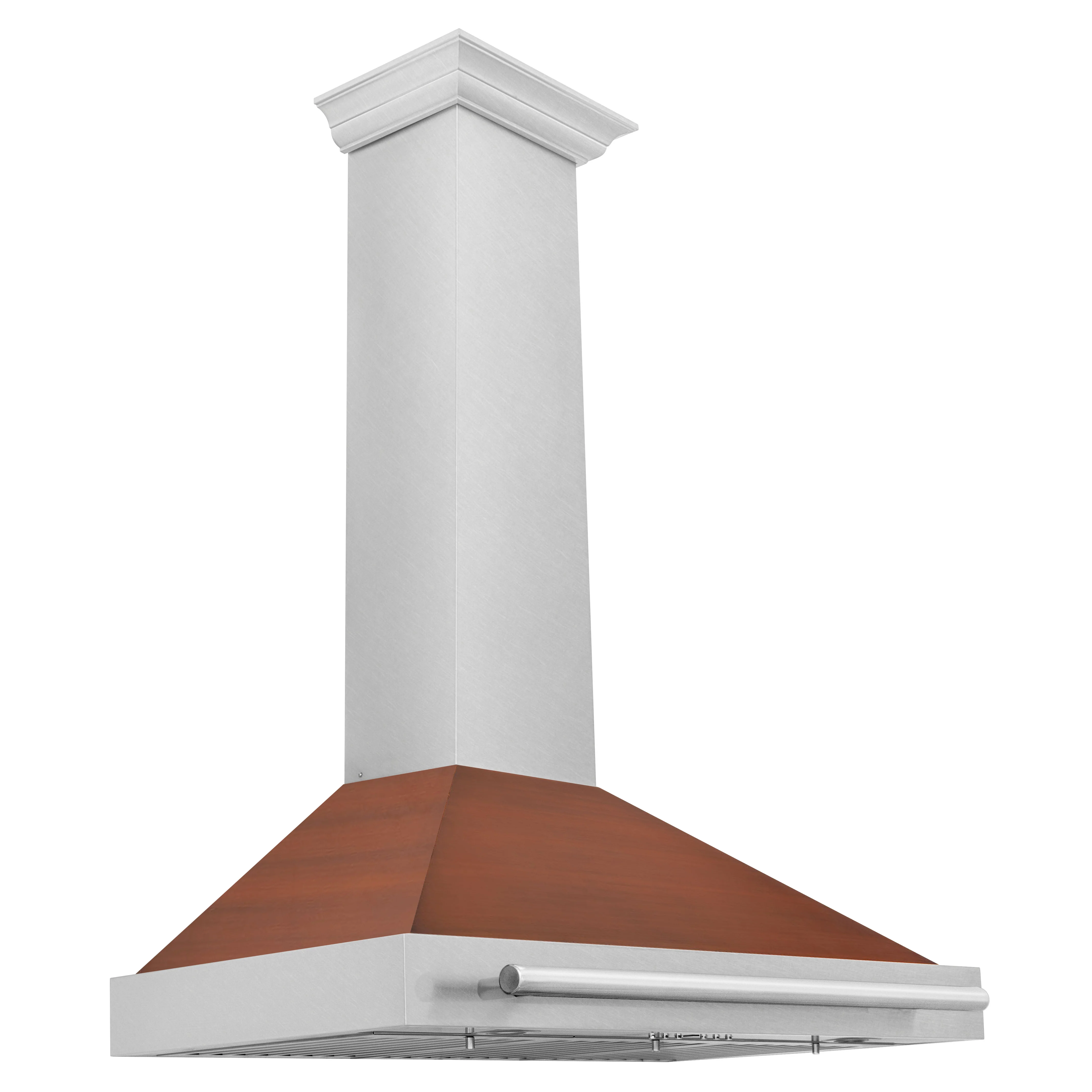 ZLINE 36 in. Convertible Fingerprint Resistant Satin Stainless Steel Range Hood with Copper Shell and Stainless Steel Handle (KB4SNX-C-36) - Image 3